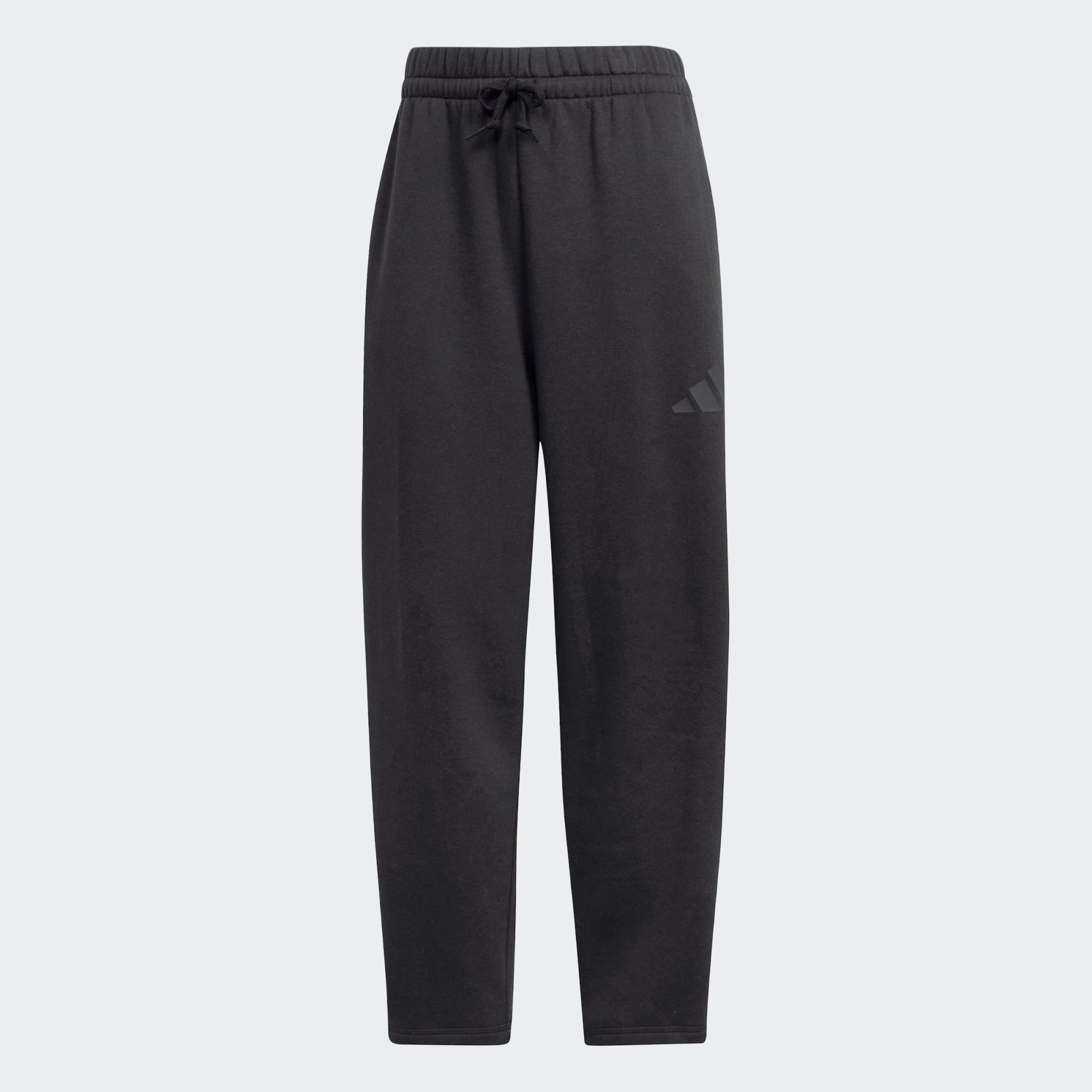 adidas Sportswear Fleecehose ESSENTIALS CONTEMPORARY LOGO BARREL HOSE (1-tlg)