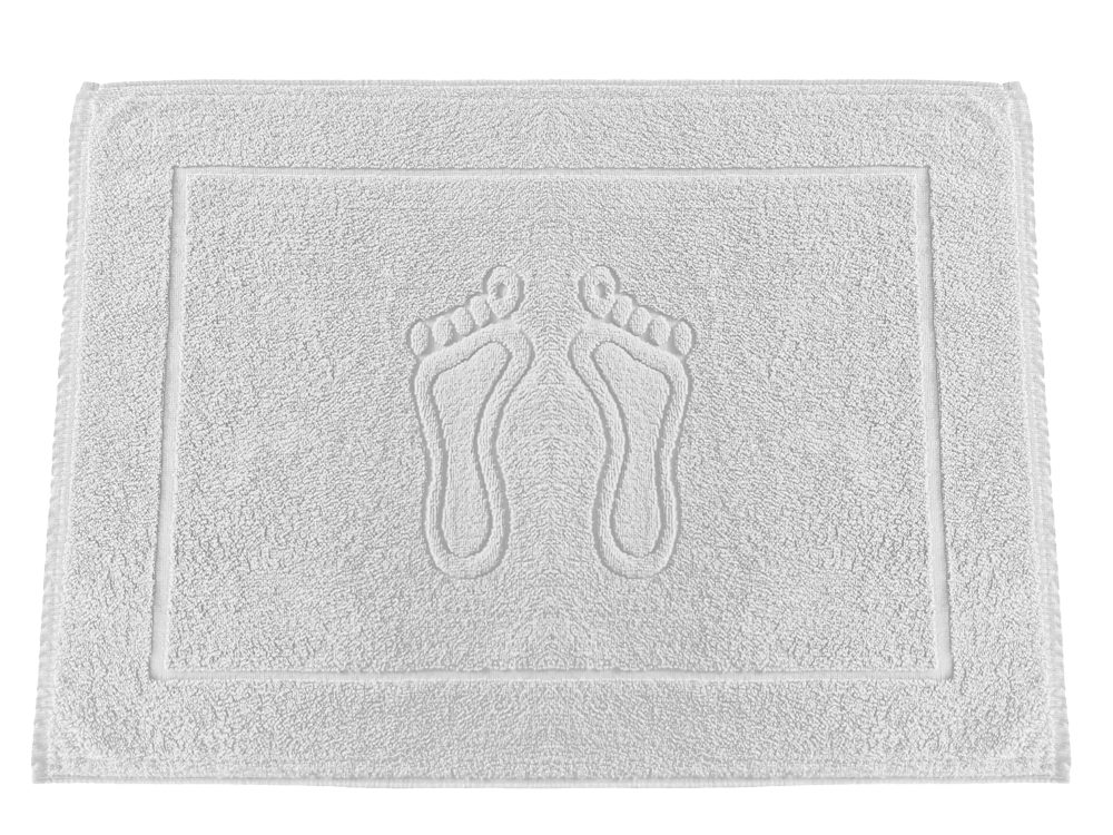 MatratzenL.A.B® Badematte 650 g/m² Blauer Schwan®, 100% Baumwolle, 50x70 cm, Badvorleger, Duschvorleger, Duschmatte Frottee