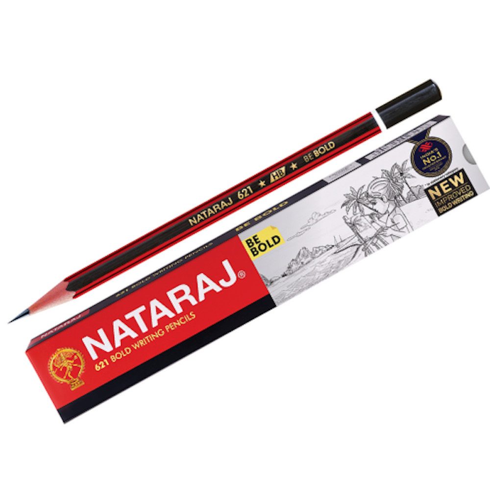 Druckbleistift Nataraj Schreiben HB Bleistifte schwarz mit gratis, (Set, 1-tlg., 1St. oder 10St), HB