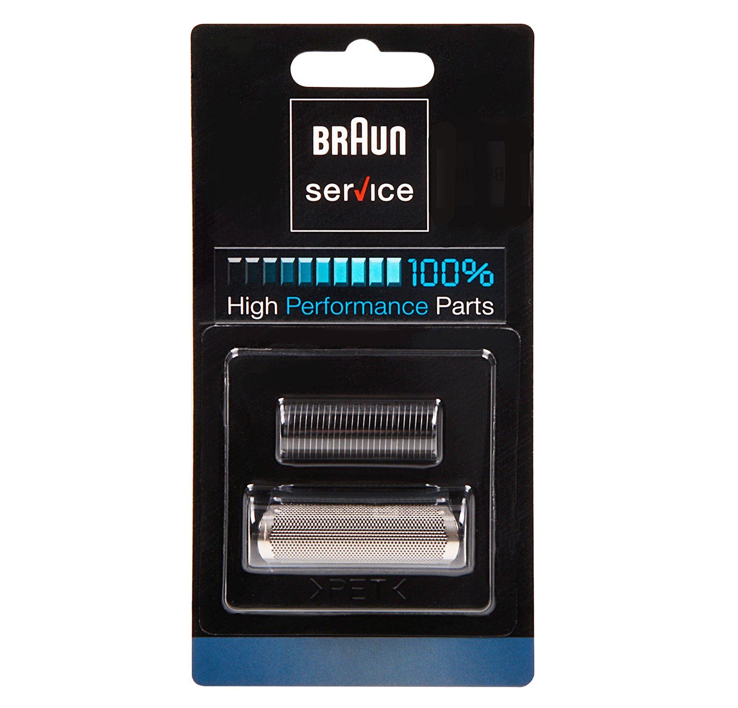 Braun Rasierklingen Kombipack Schersystem 81416568, Klingenblock + Scherfolie für Micron Serie Rasierer