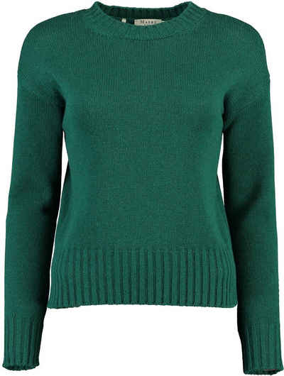 MAERZ Muenchen Strickpullover MAERZ Pullover grün in edler Wollmix-Qualität