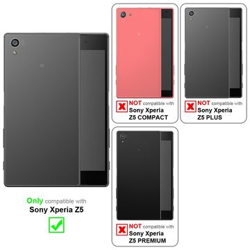 Cadorabo Handyhülle Sony Xperia Z5 Sony Xperia Z5, Klappbare Handy Schutzhülle - Hülle - mit Magnetverschluss