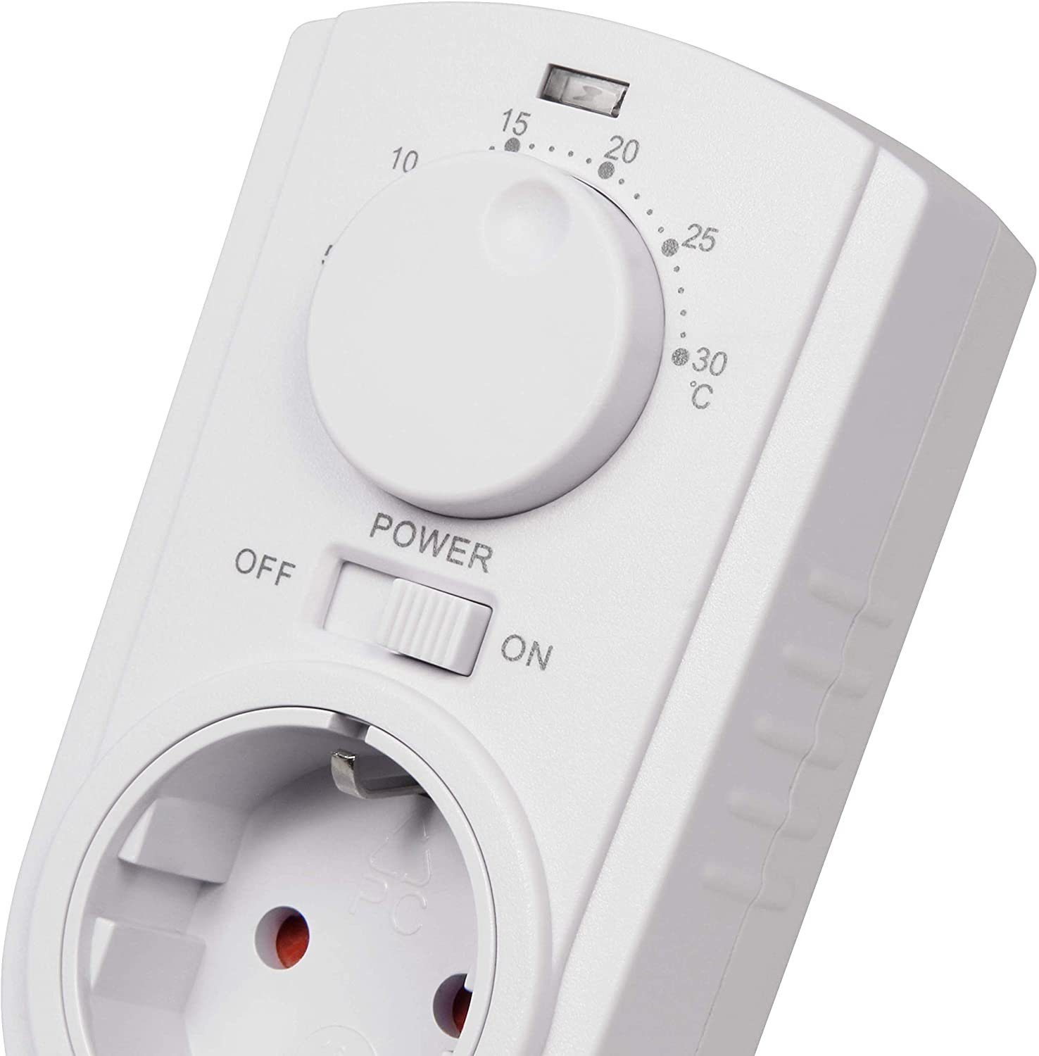 McPower Steckdosen-Thermostat MC POWER - Steckdosen-Thermostat Klimaregelung, TCU-330, 5-30°C