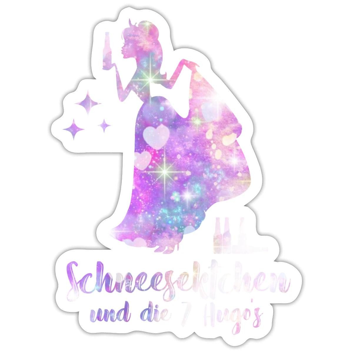 Spreadshirt Aufkleber JGA Frauen, Das Letzte Weinhorn Sticker Aufkleber