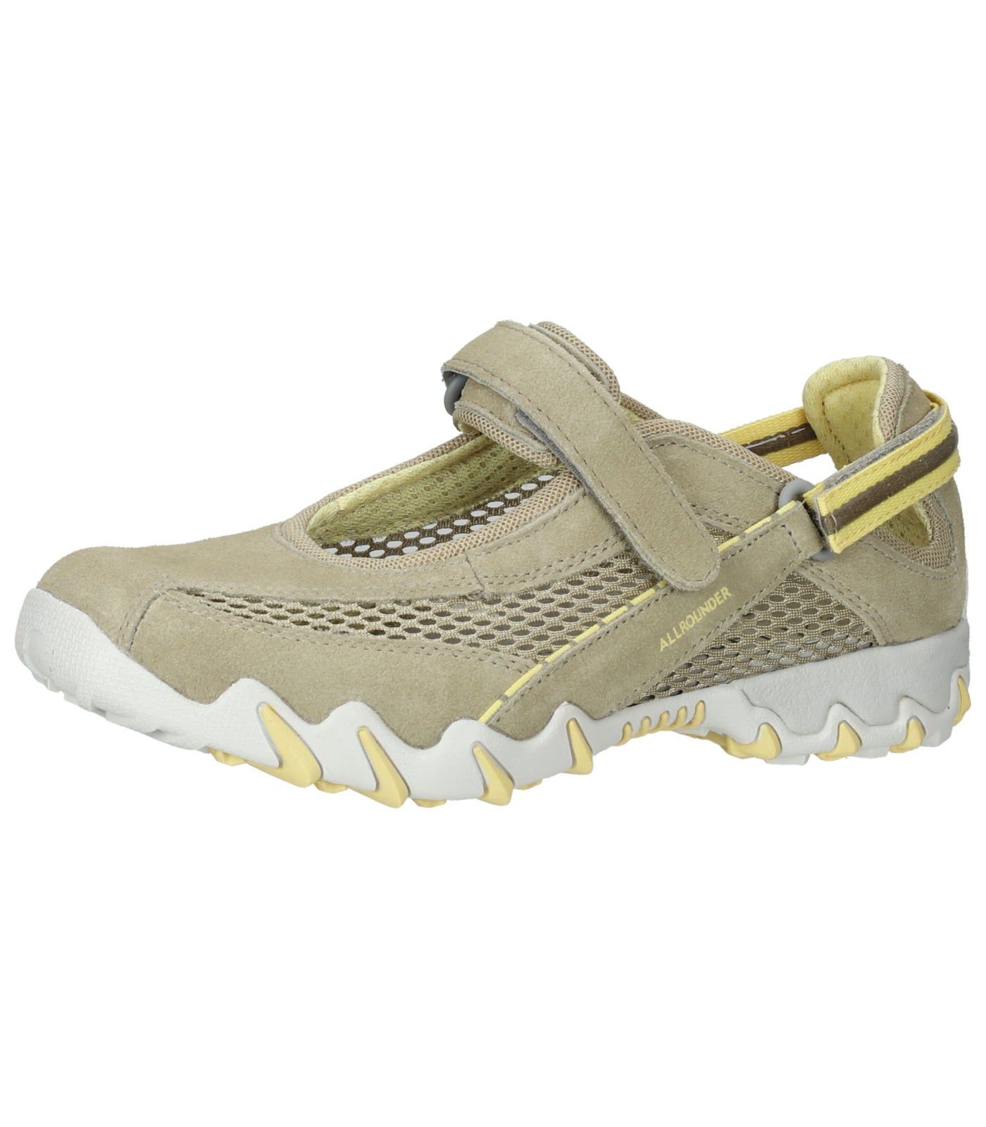 Allrounder Halbschuhe Klettschuh Veloursleder