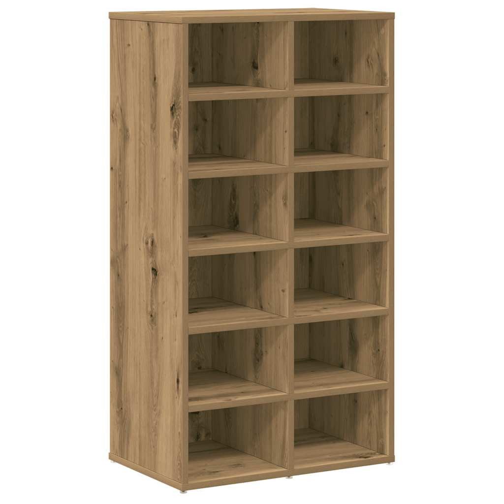 vidaXL Schuhschrank Schuhregal Artisan-Eiche 54x34x100,5 cm günstig online kaufen