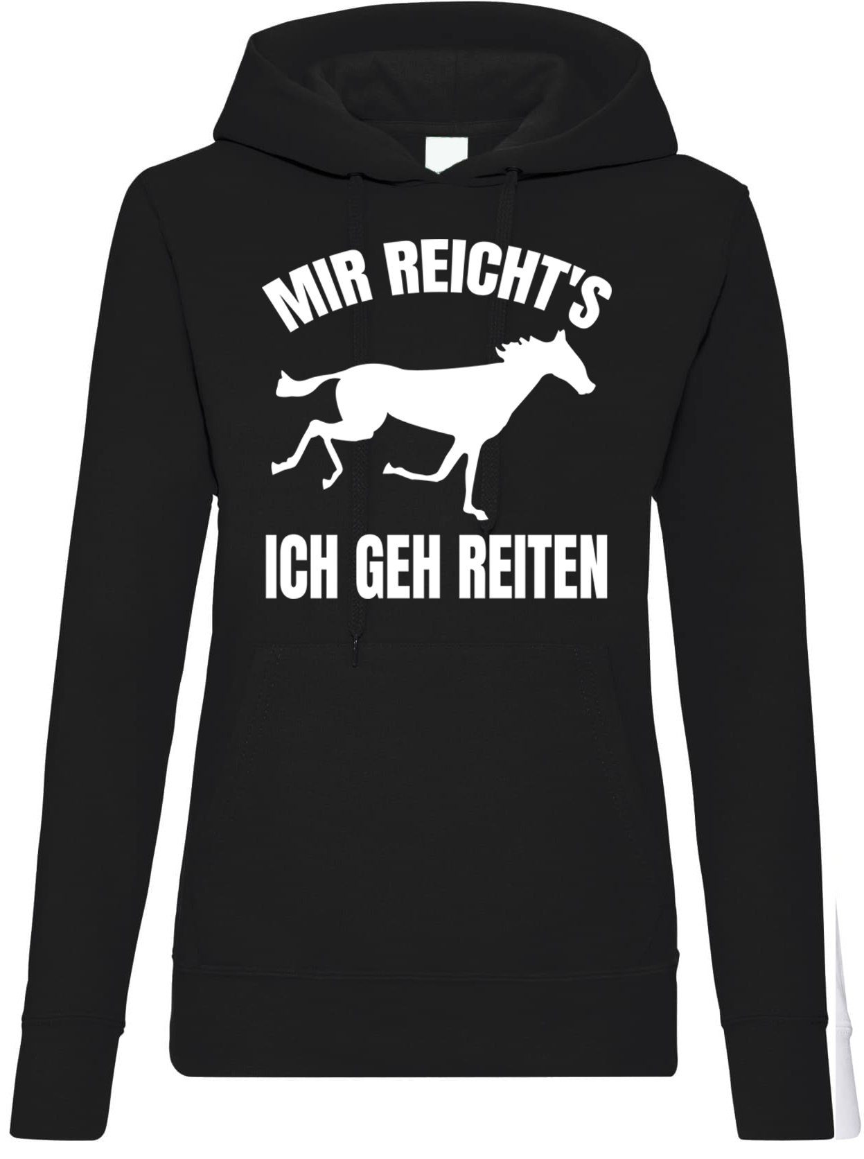 Youth Designz Kapuzenpullover Mir reichts Ich geh reiten Damen Hoodie Pullo günstig online kaufen
