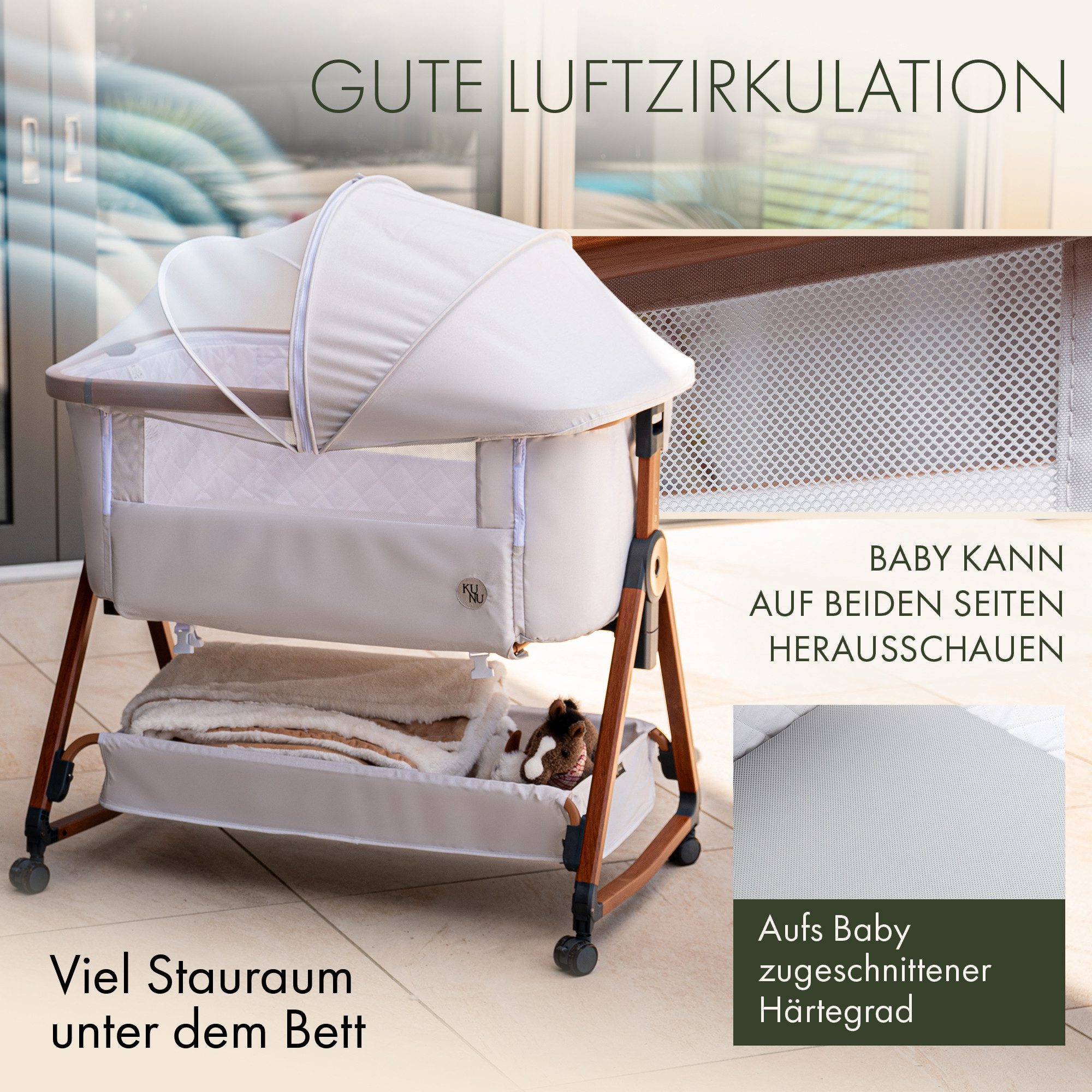 KUNU Beistellbett KUNU Beistellbett – Bild 5 von 5