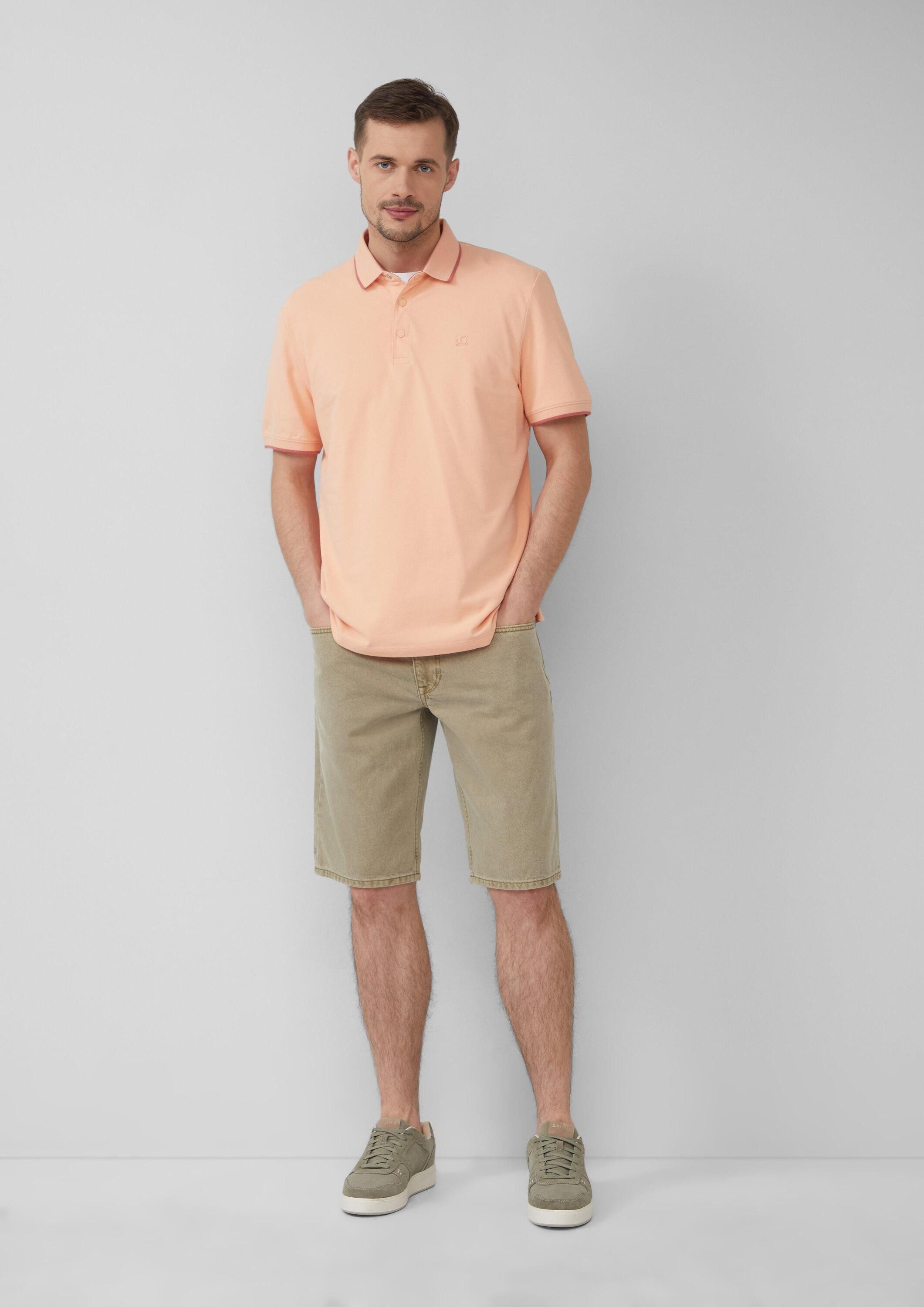 s.Oliver Jeansshorts Jeans-Hose Coloured Jeans-Bermuda / Regular Fit / Mid Rise