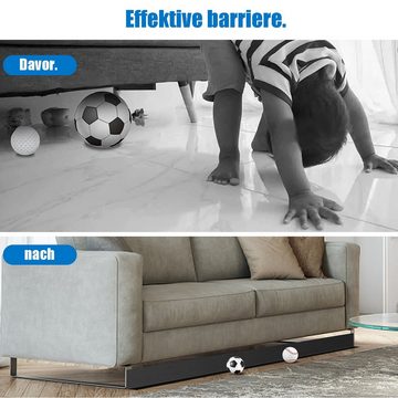 TWSOUL Klebestreifen PVC-Sofa-Stopper unter dem Bett Spielzeug-Barriere (klar), 3mPVC-Sofa-Schallwand Selbstklebend