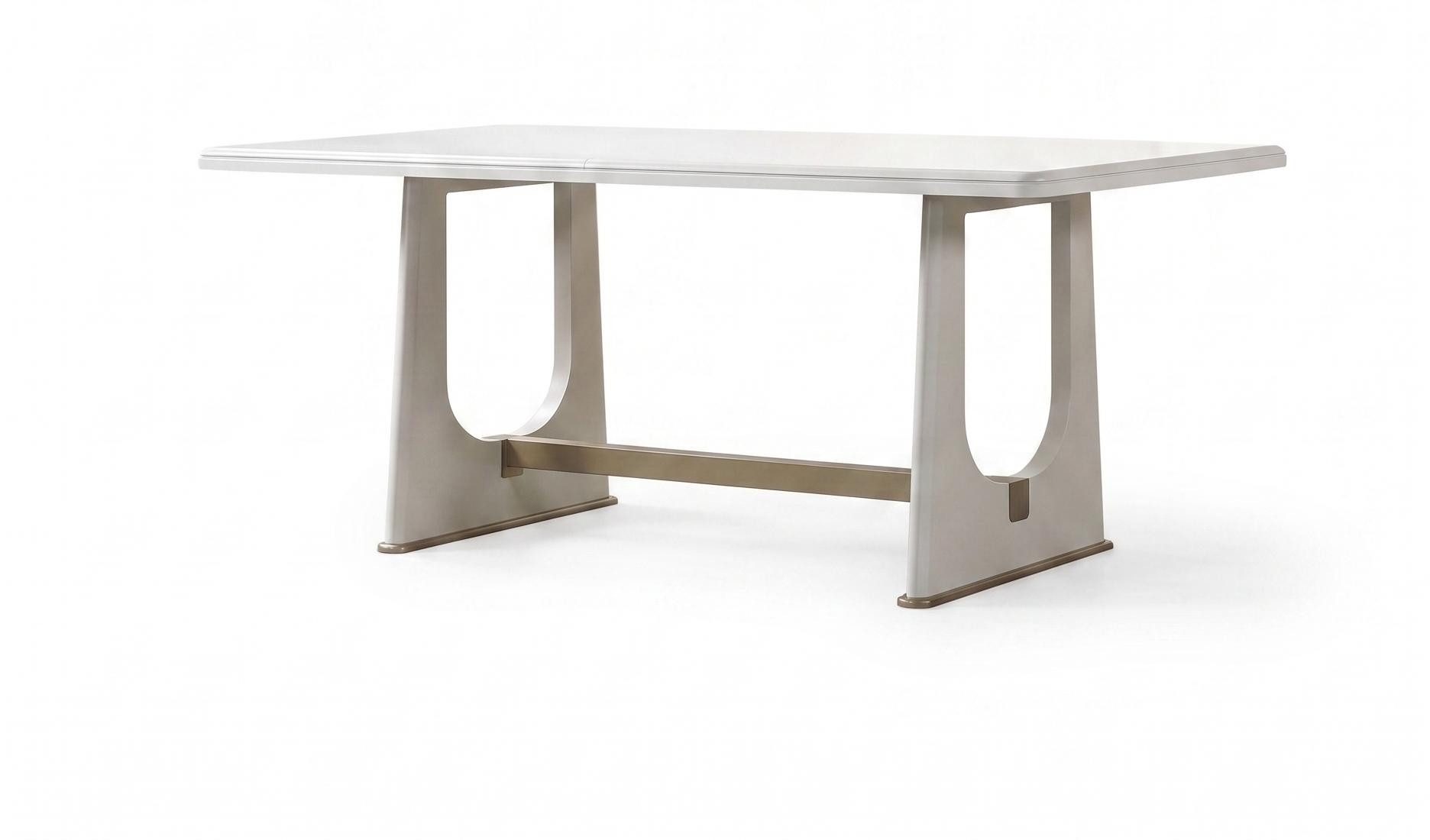 JVmoebel Esstisch Tisch weiß modern rechteckig neu Wohnzimmer Küche Holz komfortabel, Made in Europa