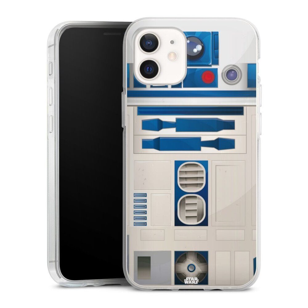 DeinDesign Handyhülle Star Wars R2D2 Fanartikel R2D2 Closeup - Star Wars, Apple iPhone 12 Silikon Hülle Bumper Case Handy Schutzhülle