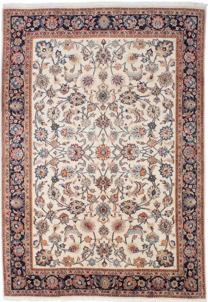 Orientteppich Mashhad 199x284 Handgeknüpfter Orientteppich / Perserteppich, Nain Trading, rechteckig, Höhe: 12 mm