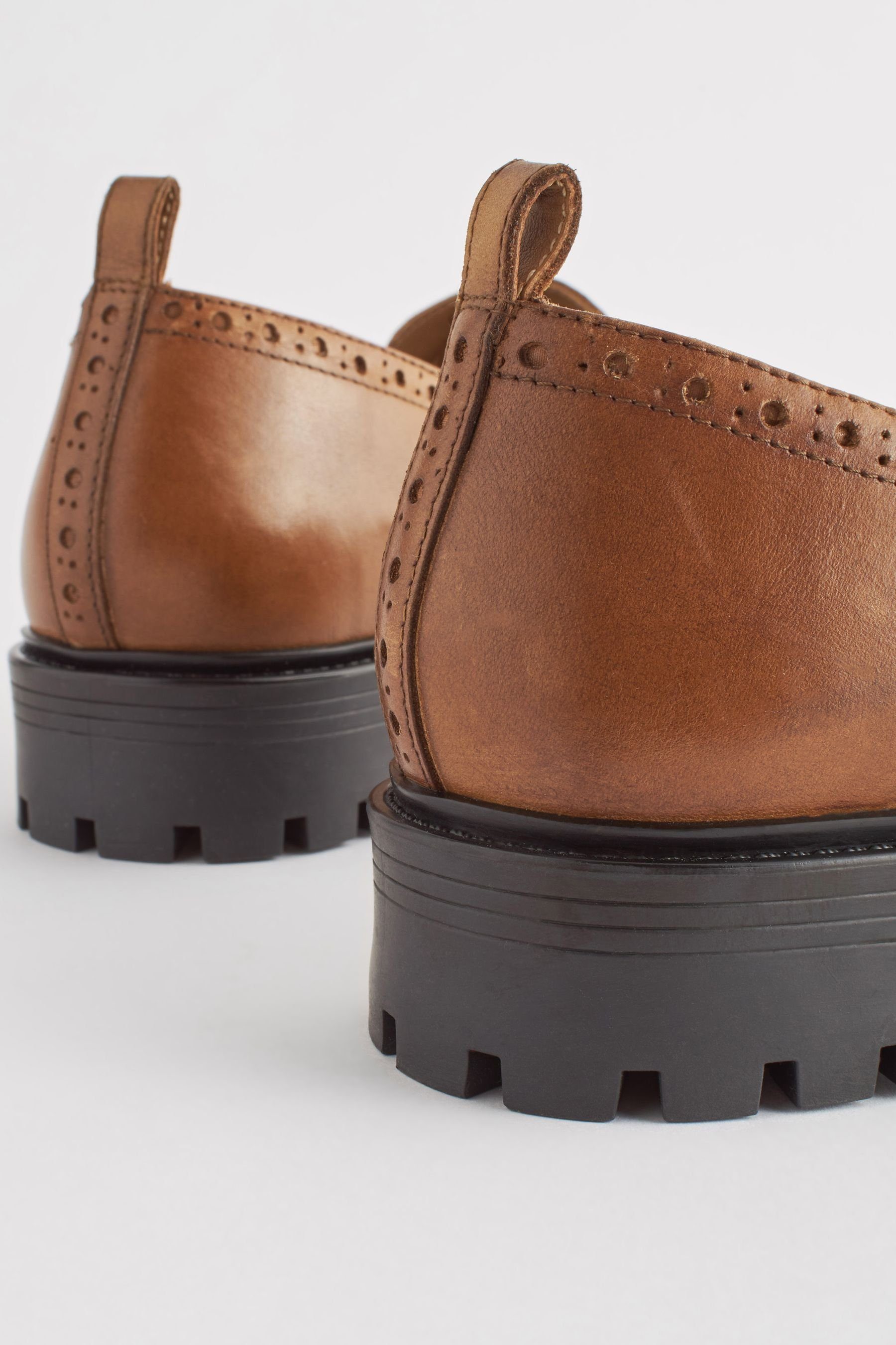 Next Forever Comfort® Lederloafer mit Brogue-Details Loafer (1-tlg)