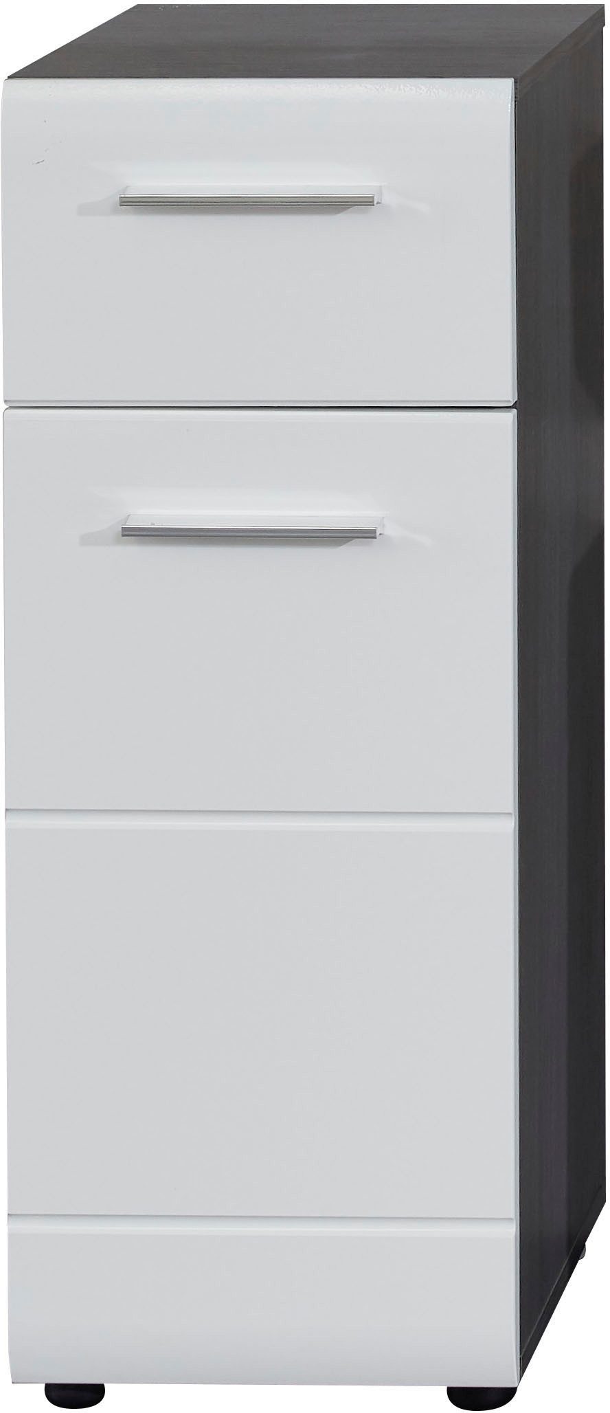 welltime Unterschrank Sovana Badkommode mit Hochglanzfront und 1 Schublade - (B/T/H) 30/31/80 cm