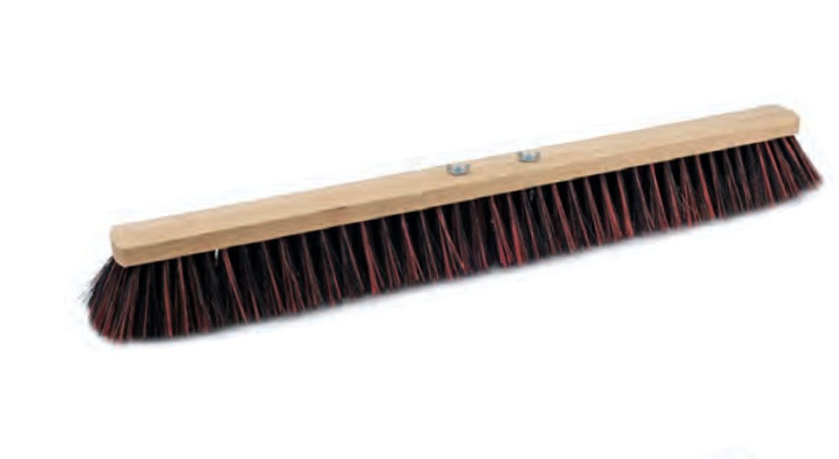 SOREX Straßenbesen Sorex Saalbesen 80 cm Arenga-Elaston rot 0.8mm mit Flügelschrauben 282