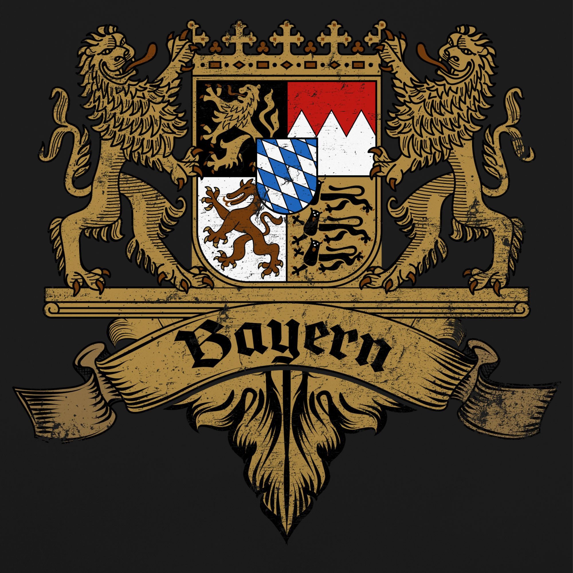Shirtracer Kochschürze Bayern Wappen Bayernland Freistaat günstig online kaufen
