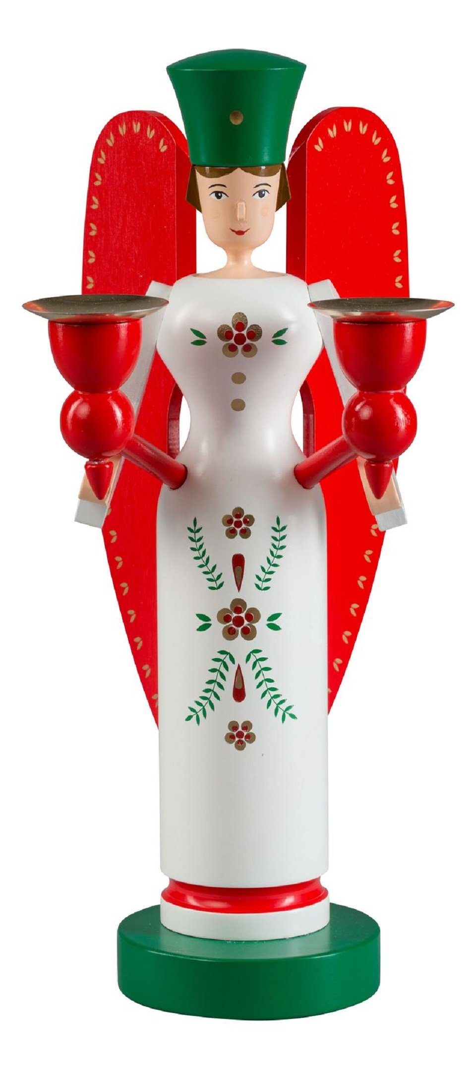 Erzgebirgische Volkskunst Richard Glässer GmbH Weihnachtsfigur Richard Glässer Engel 26 cm (1 St), Handarbeit aus dem Erzgebirge