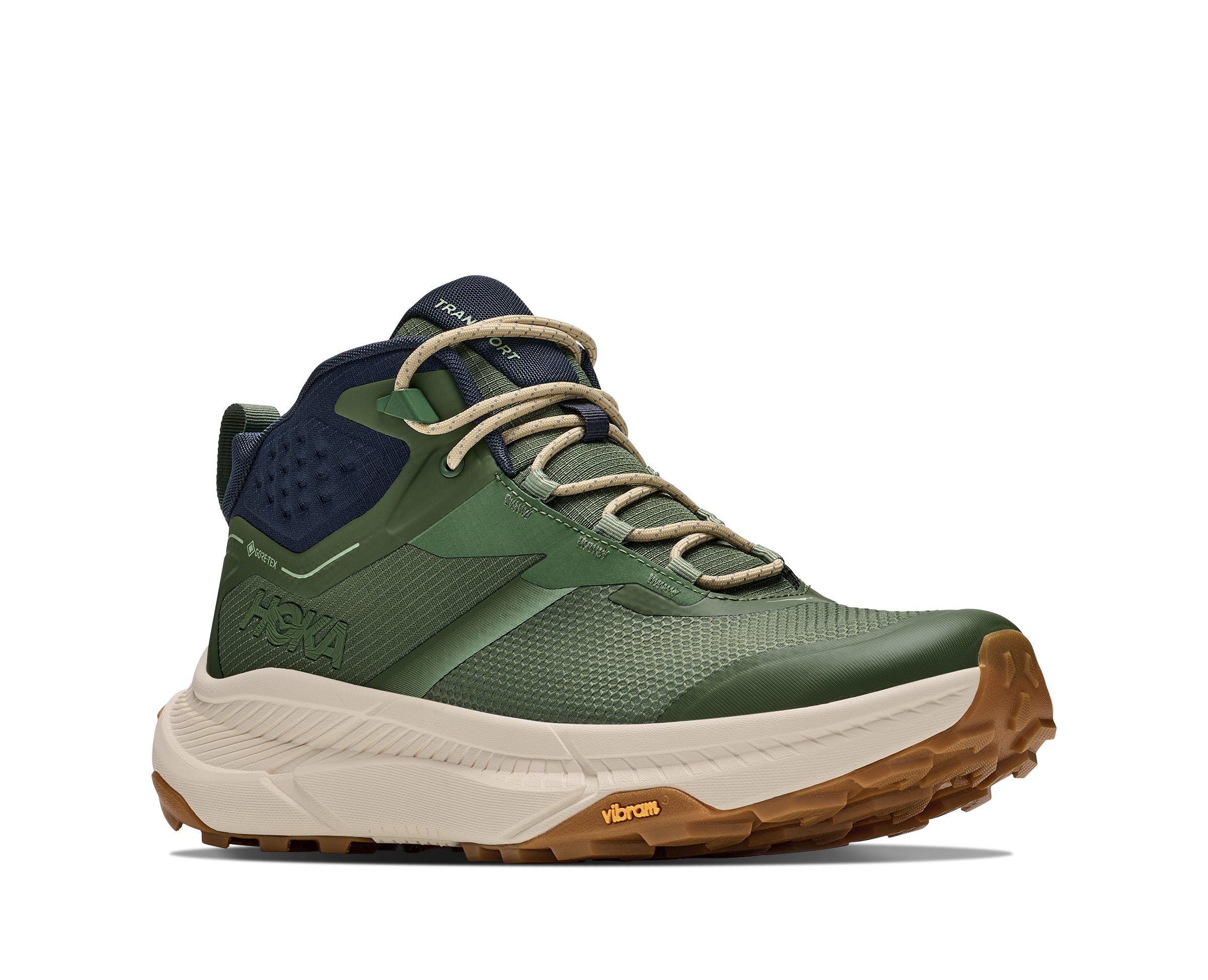 Hoka One One Transport Hike Gore-Tex Wanderschuh mit wasserdichter Membran, stark profiliertes Laufsohlenprofil