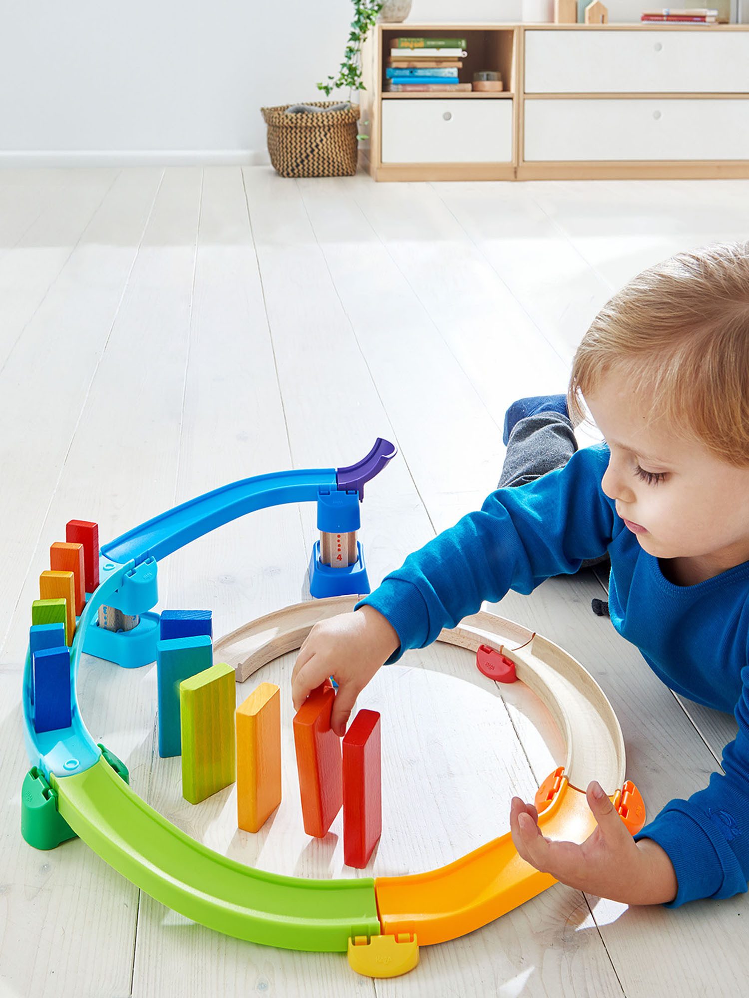 Haba Kullerbü Kugelbahn Baukasten Spielbausteine, Bausteine Set, Bauklötze, Building Blocks