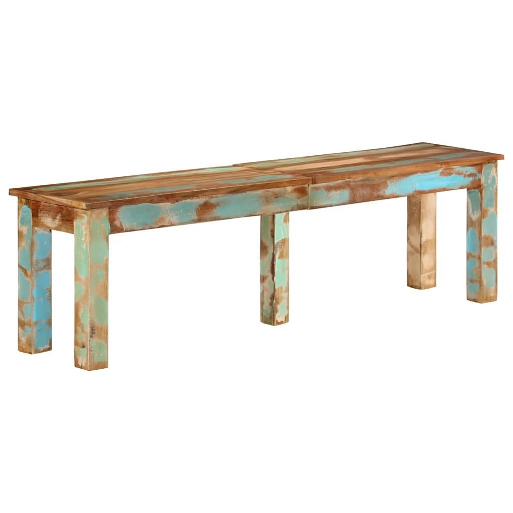 vidaXL Sitzbank Bank 160x35x46 cm Massivholz Altholz