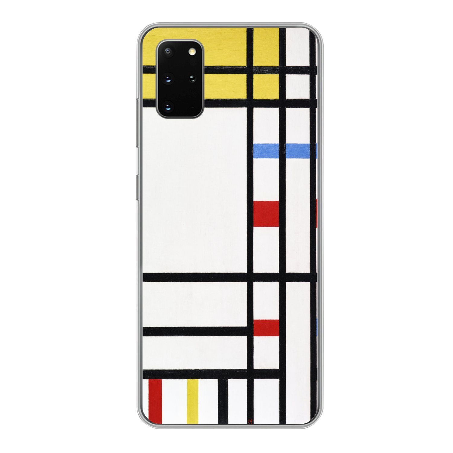 MuchoWow Handyhülle für Samsung Galaxy S20 Plus Place De La Concorde - Piet Mondrian, Phone Case, Silikon, Schutzhülle Dünn