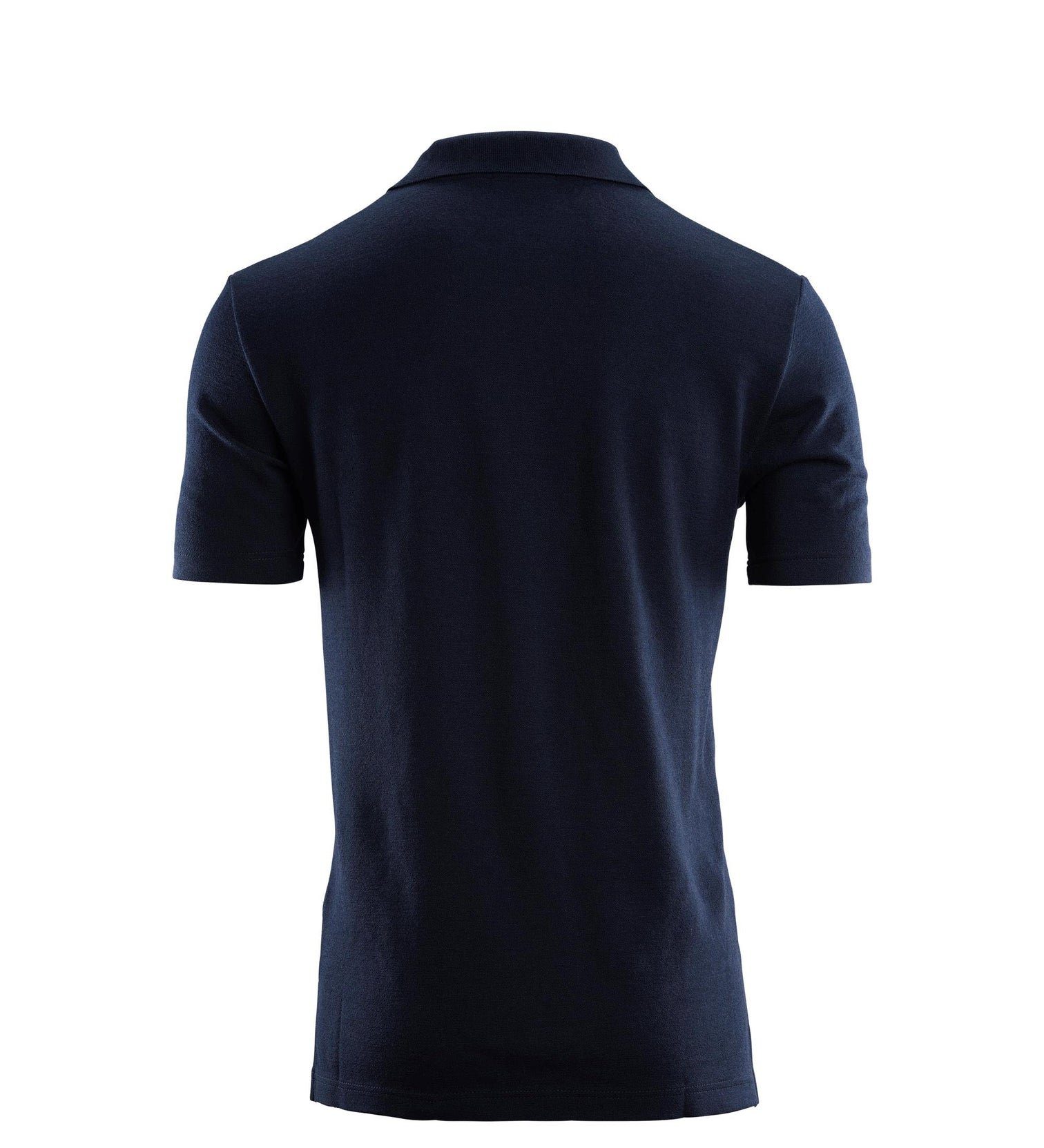 Aclima Poloshirt LeisureWool (1-tlg) M's Navy pique shirt Blazer