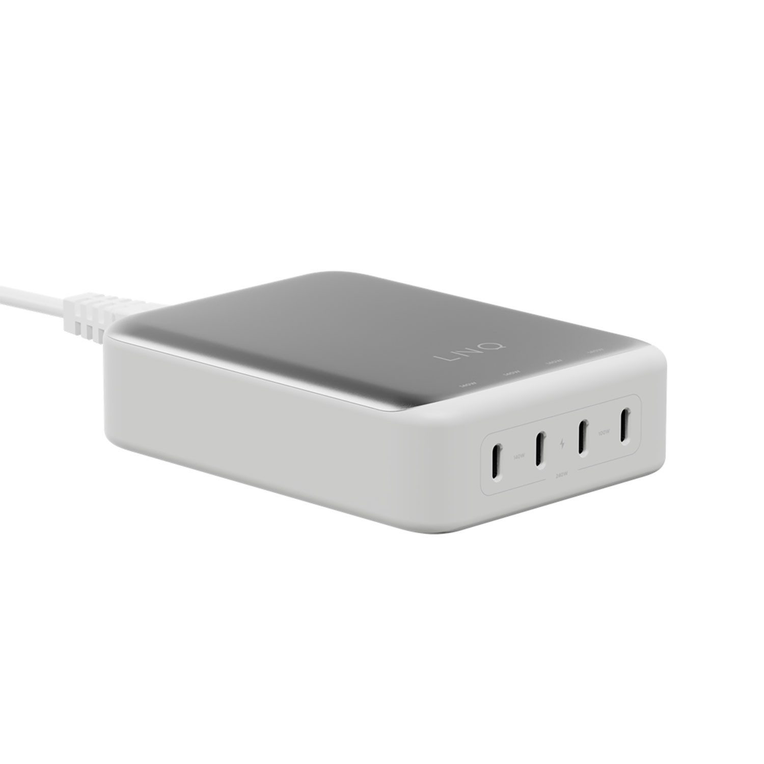 LINQ Connects LINQ 240W GaN2 DeskCharge Space Grey Neu USB-Ladegerät