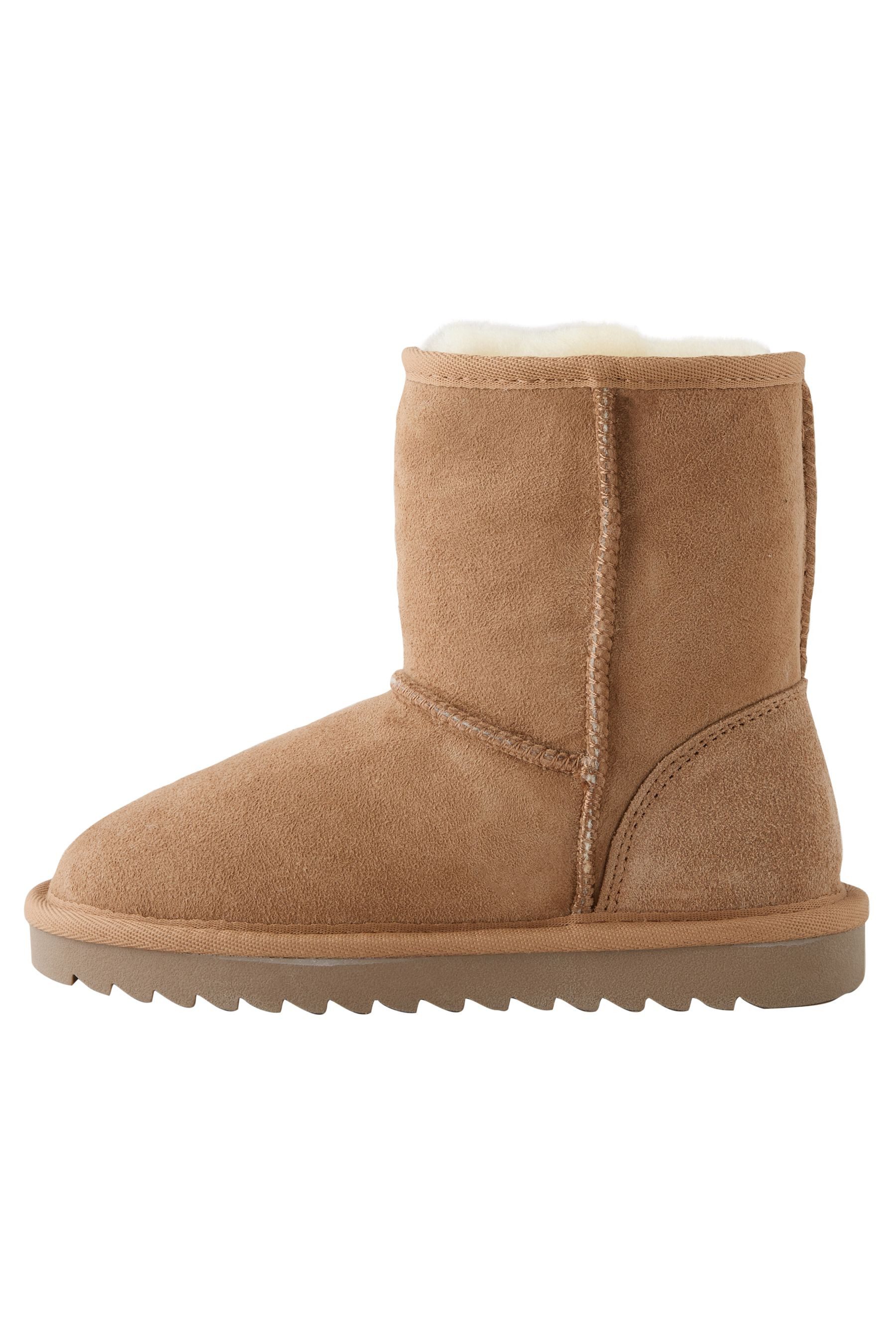 Next Hohe Schlupfstiefel aus echtem Schafsleder Slipper