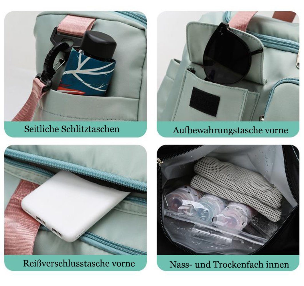 Tasche Flugzeug Handgepäck Handgepäck Reisetasche Klein GelldG Reisetasche für Faltbare