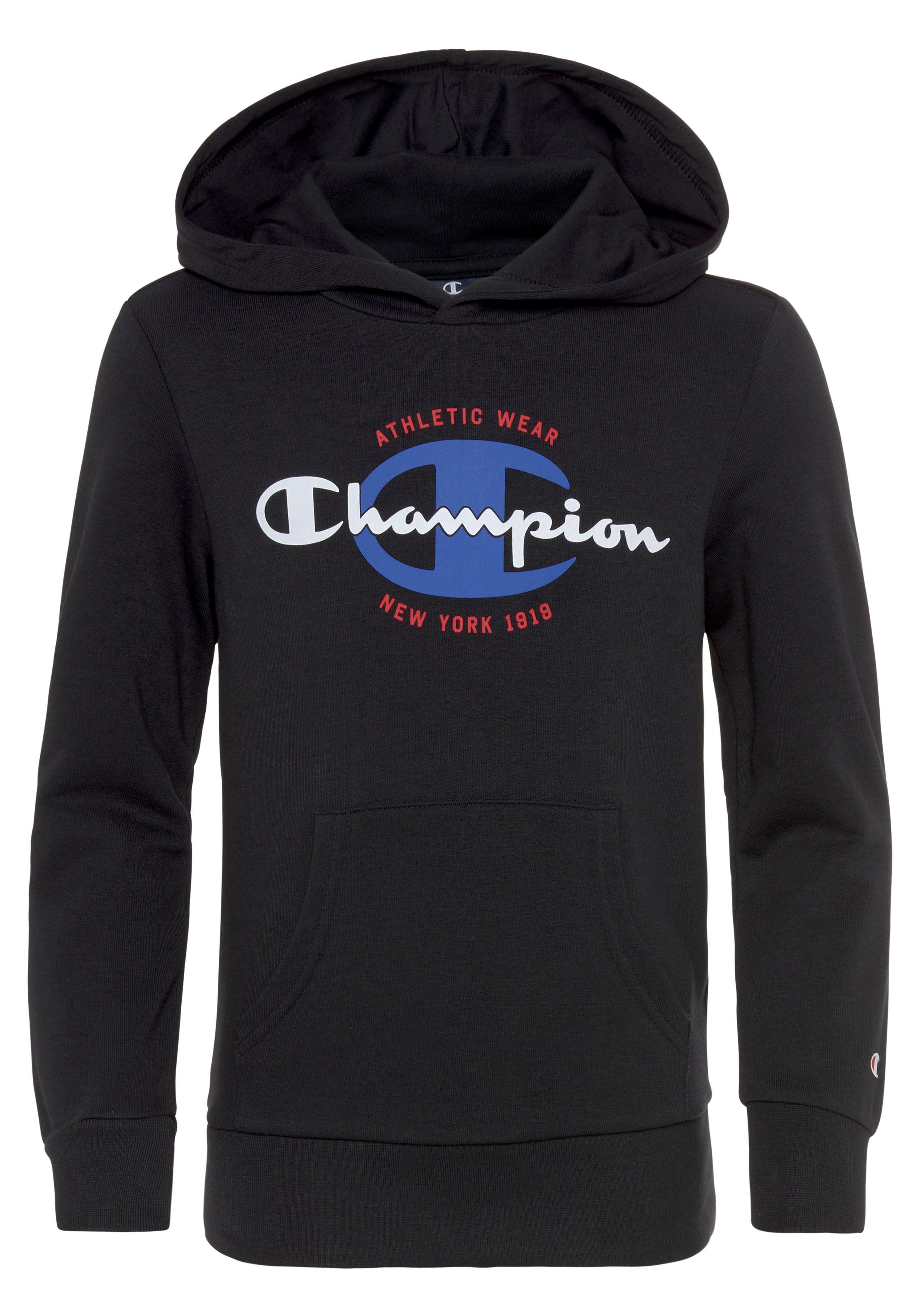 Champion schwarz Kapuzensweatshirt