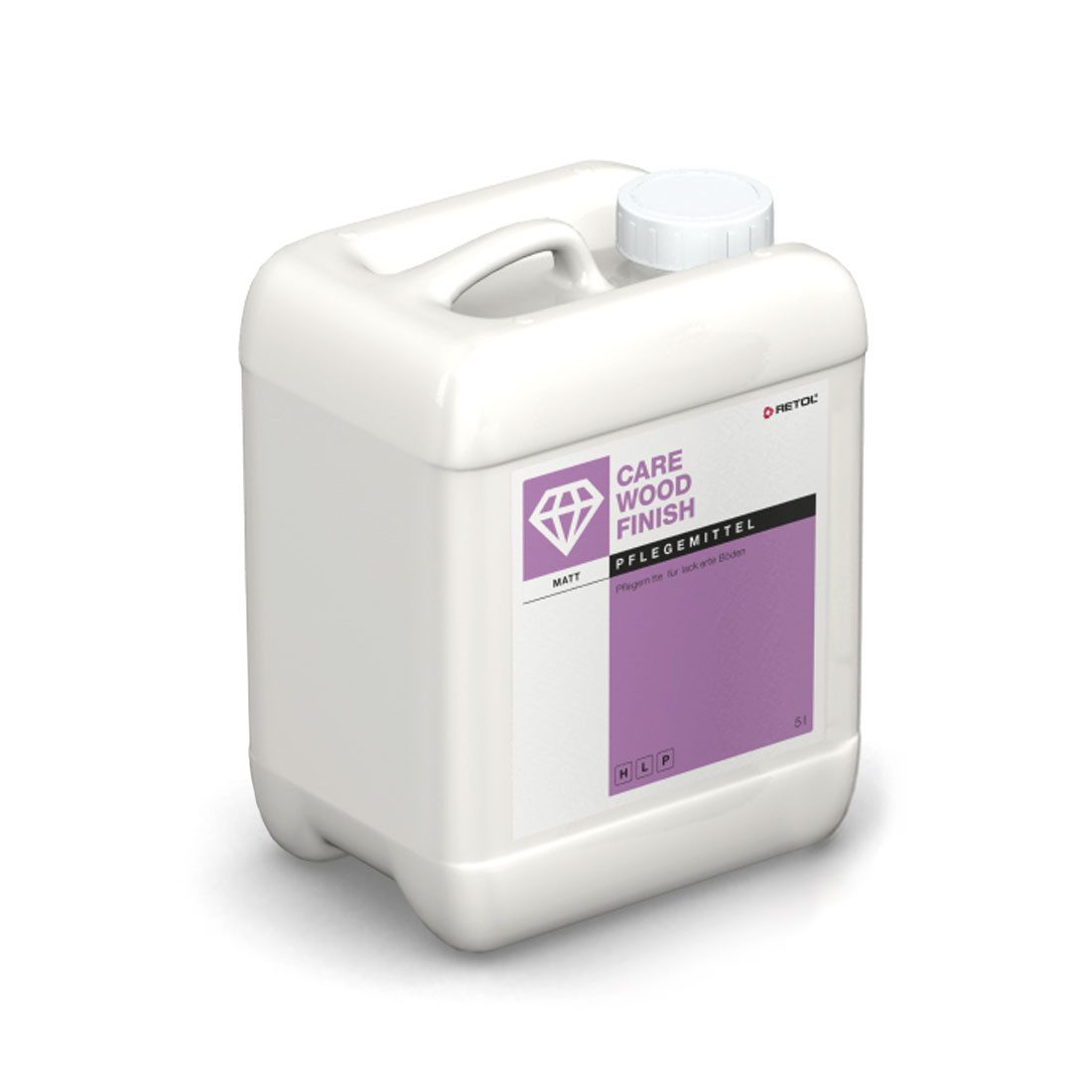 RETOL CARE Wood Finish Parkettpflegemittel, glänzend (5 l) Bodenpflegemittel