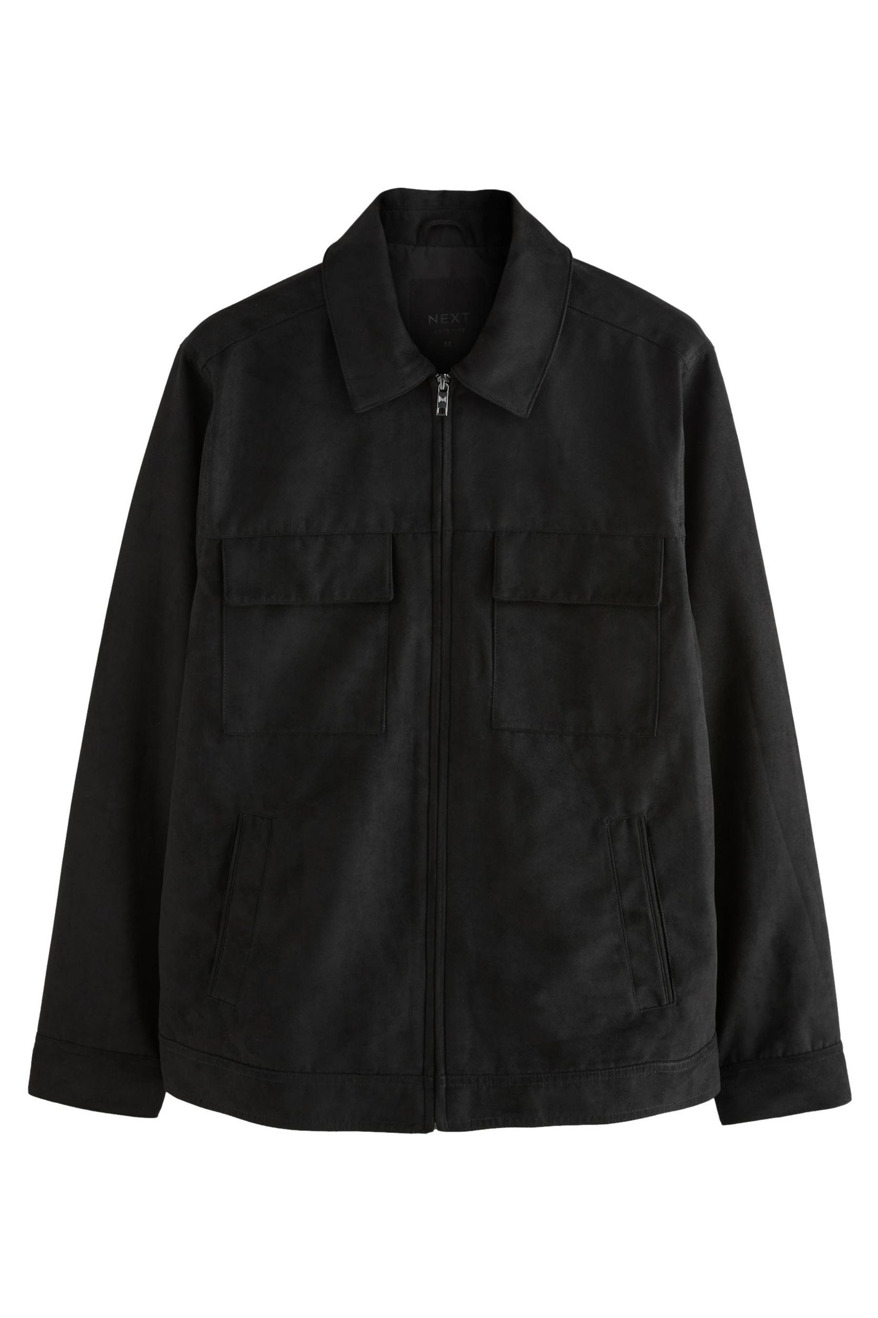 Hemdjacke Hemdjacke aus Velourskunstleder