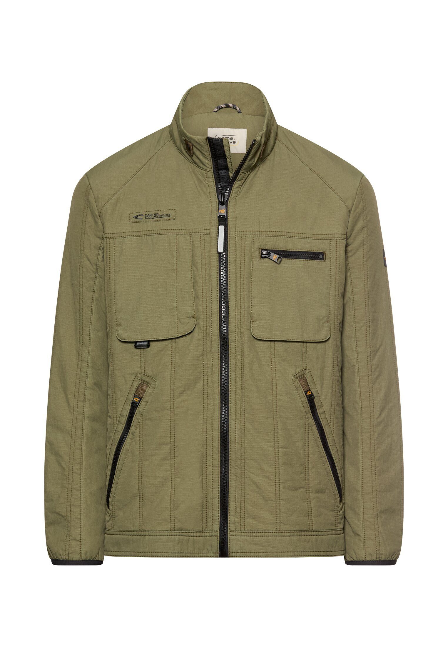 Blouson mit Stehkragen Langarm