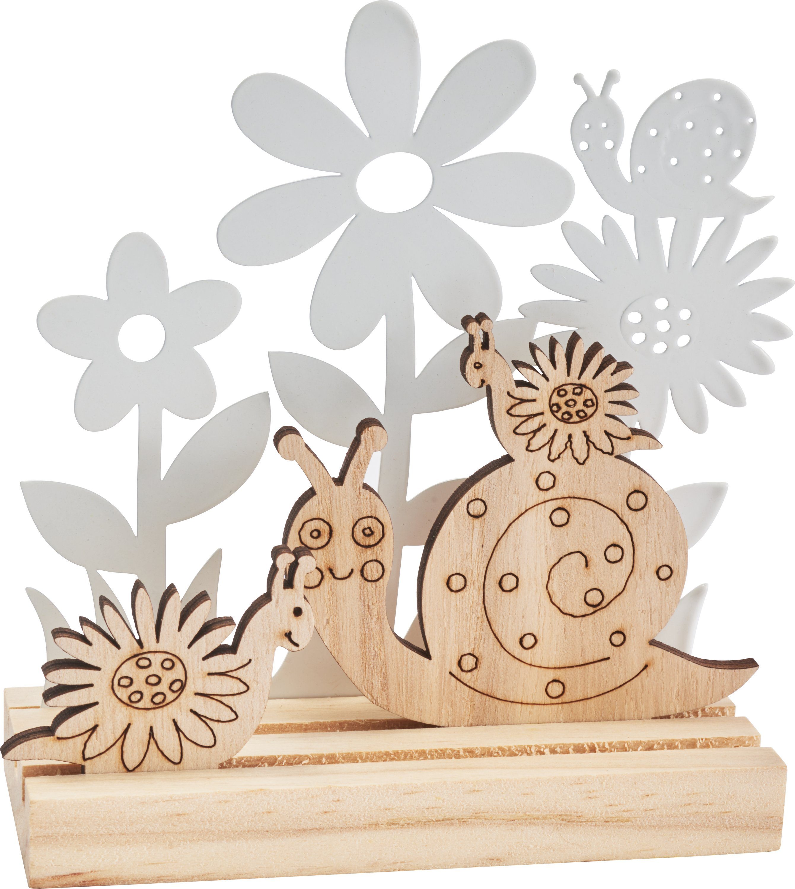 Modellbausatz Holzsteckmotiv Schnecken
