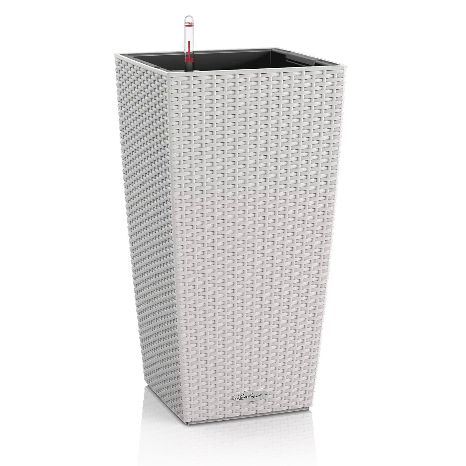 Lechuza® Pflanzkübel Pflanzgefäß Cubico Cottage 30 lichtgrau