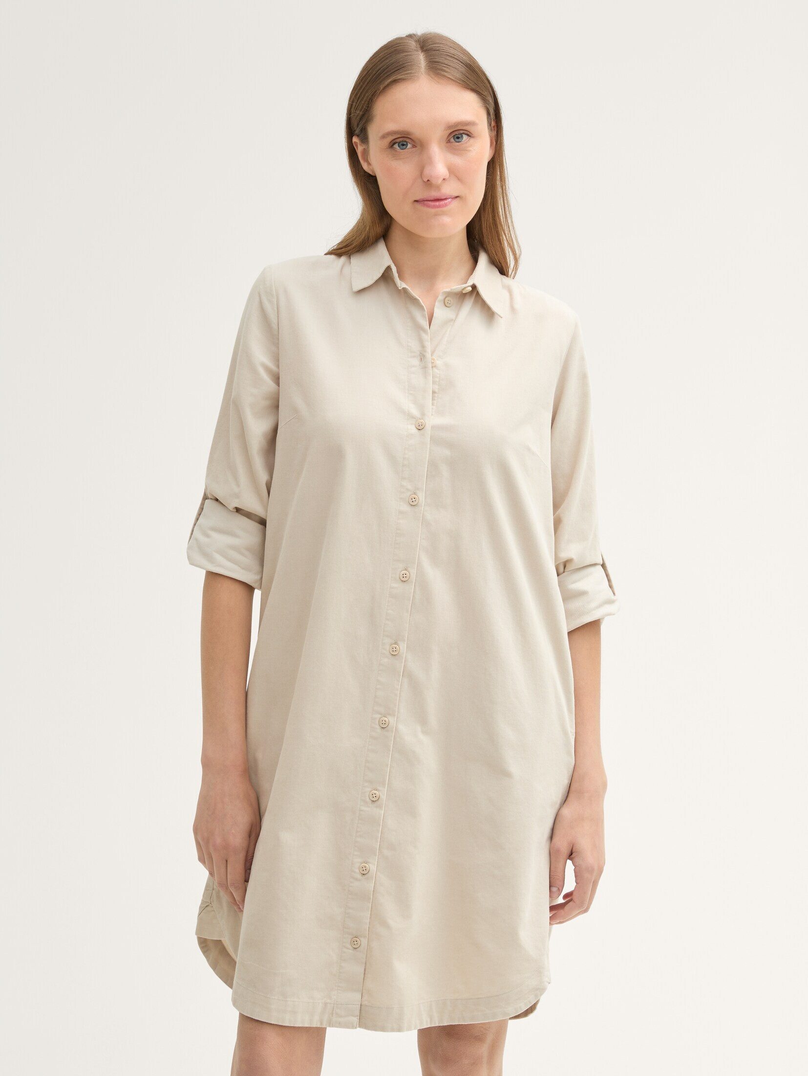 Sommerkleid Cord Blusenkleid