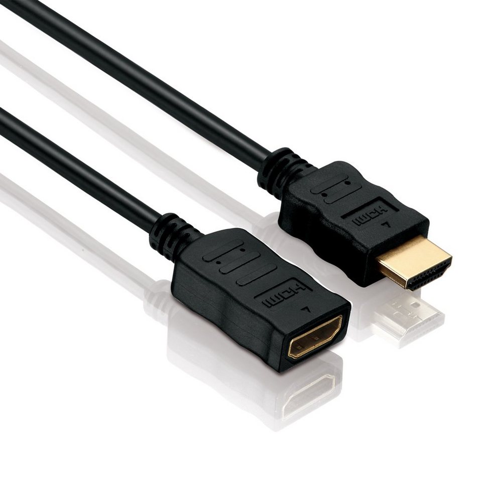 PureLink PureLink® - HDMI High Speed mit Ethernet Verlängerung 0,50m HDMI- Kabel | Netz-Verlängerungskabel