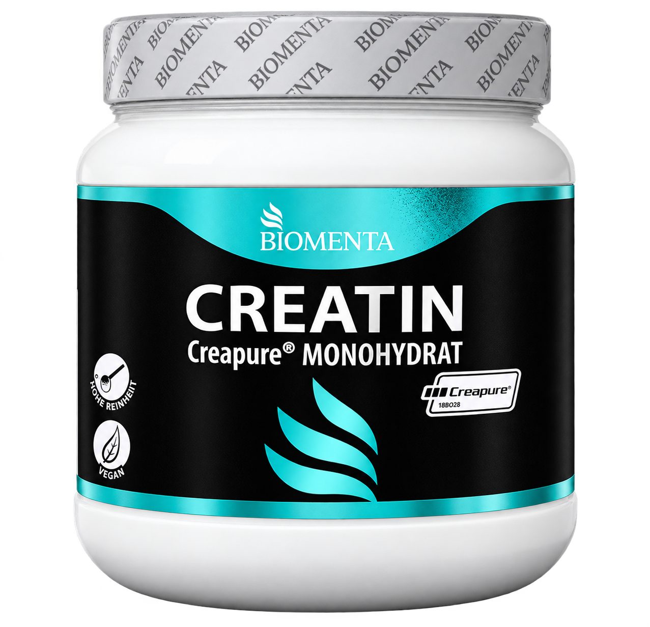 BIOMENTA Creapure Creatin 1.000g Dose mit Dosierlöffel Pulver, 1000 g, Nährwerte: Siehe Produktbilder (Nährwerte bzw. Inhaltsstoffe)