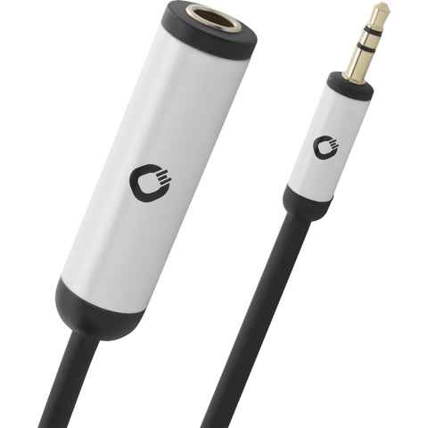 Oehlbach i-Connect AD 63/35 Klinke-Adapter 6,3 mm Klinkenbuchse / 3,5 mm Klinke Audio-Kabel, 3,5 mm Klinke, 6,3mm Klinkenbuchse (15 cm)