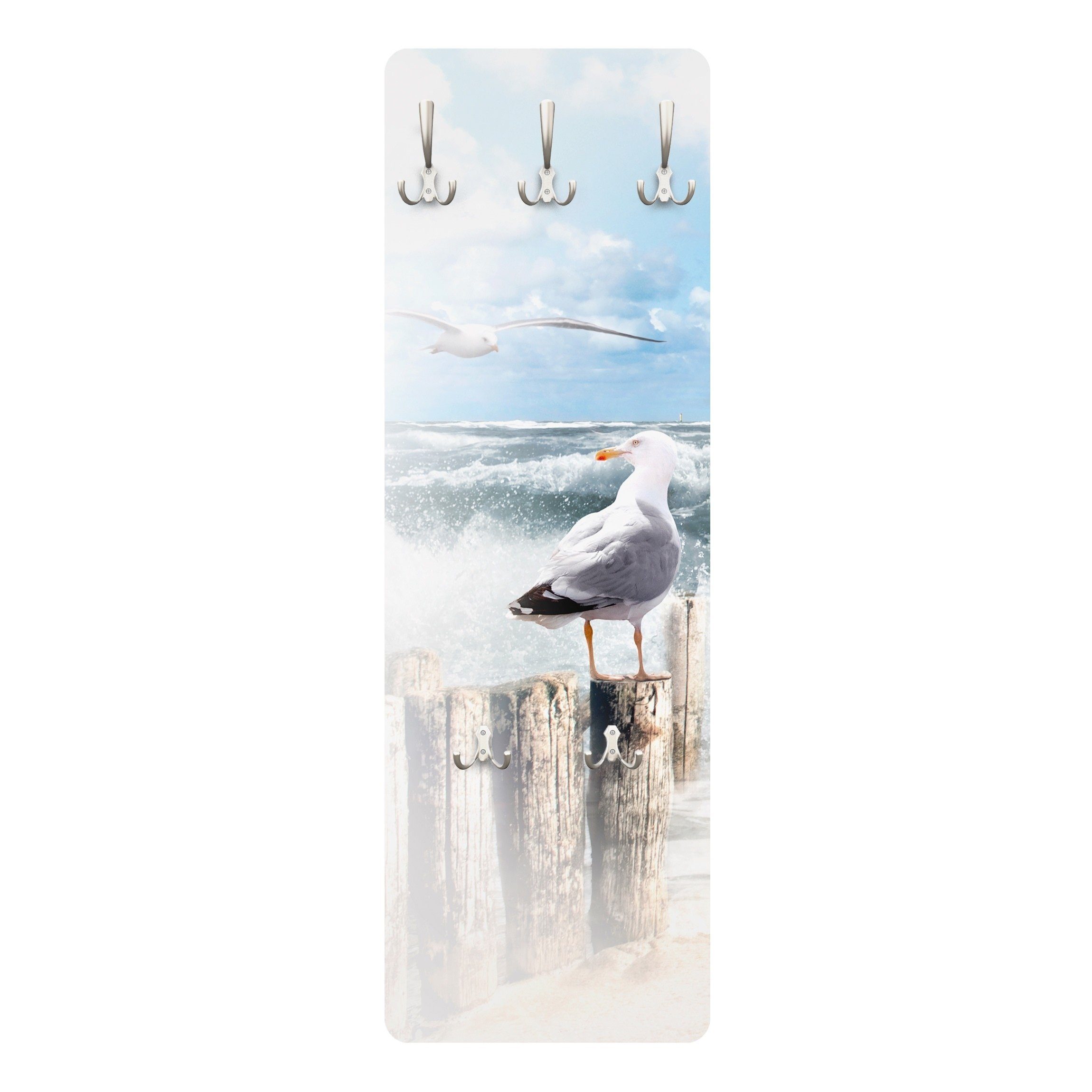 Bilderdepot24 Garderobenpaneel blau Natur Strand Meer günstig online kaufen