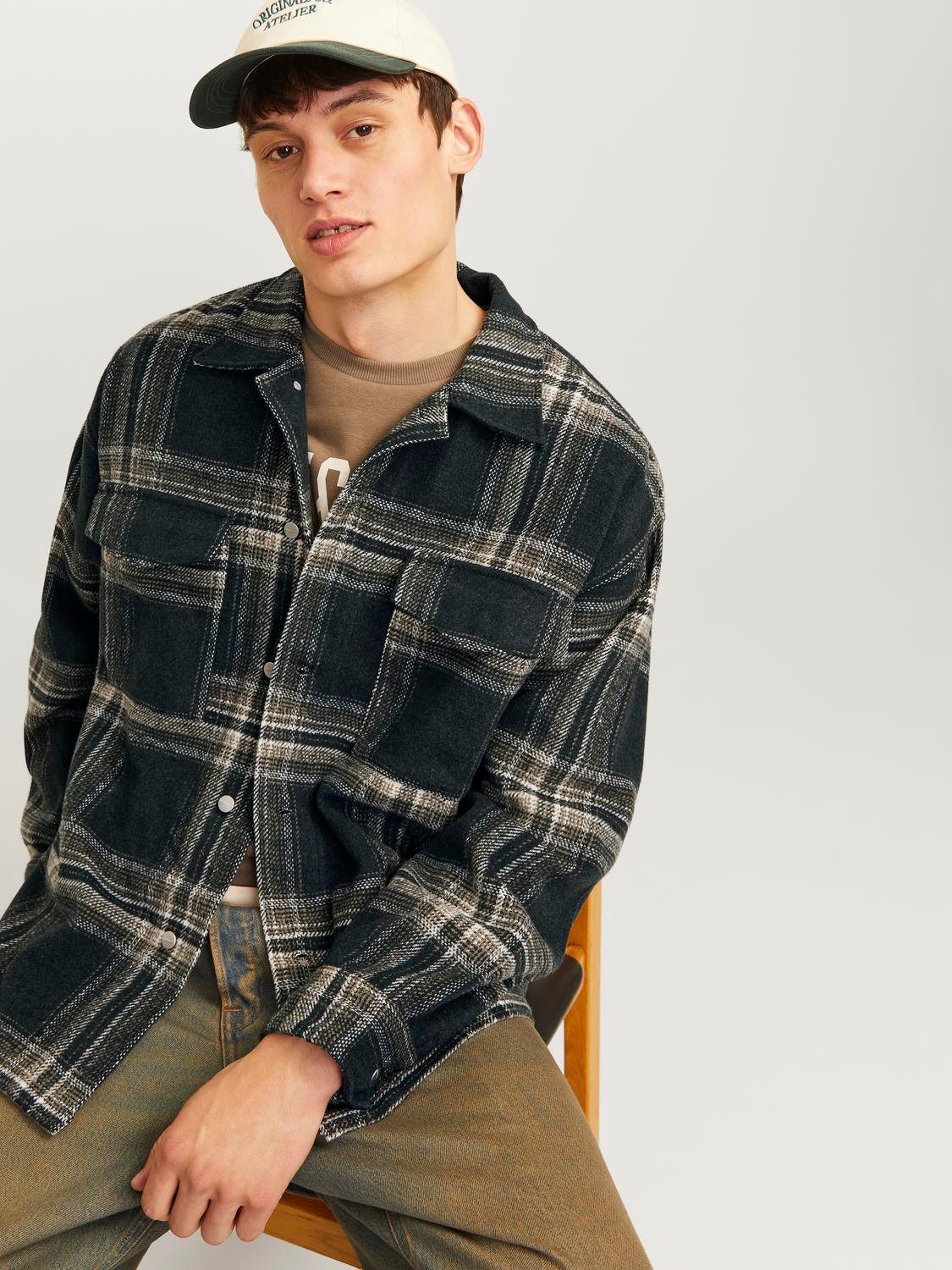 Jack & Jones Langarmhemd JORVESTERBRO CHECK günstig online kaufen