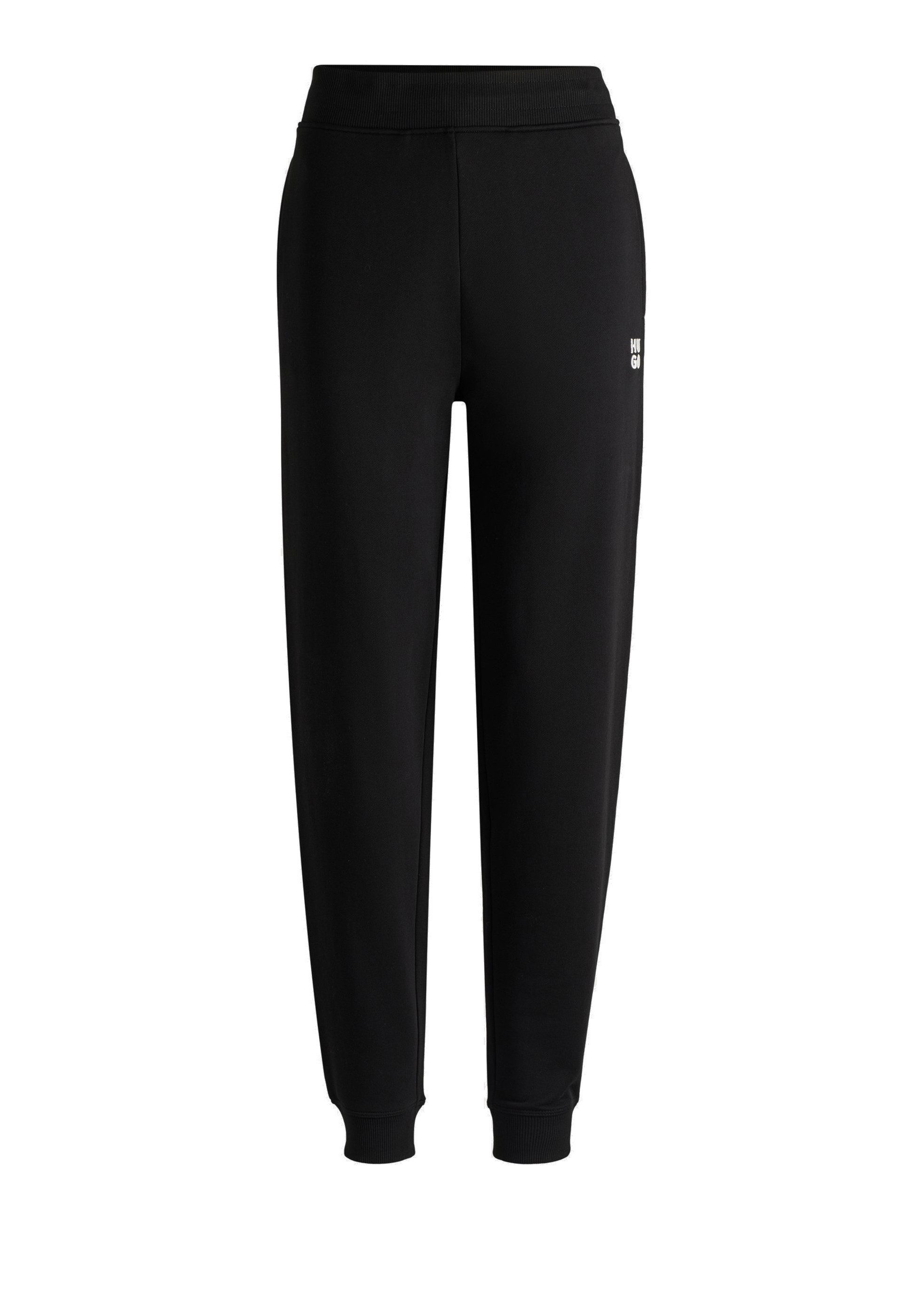 HUGO Anzughose Nelfinia mit Logo-Stickerei (1-tlg)