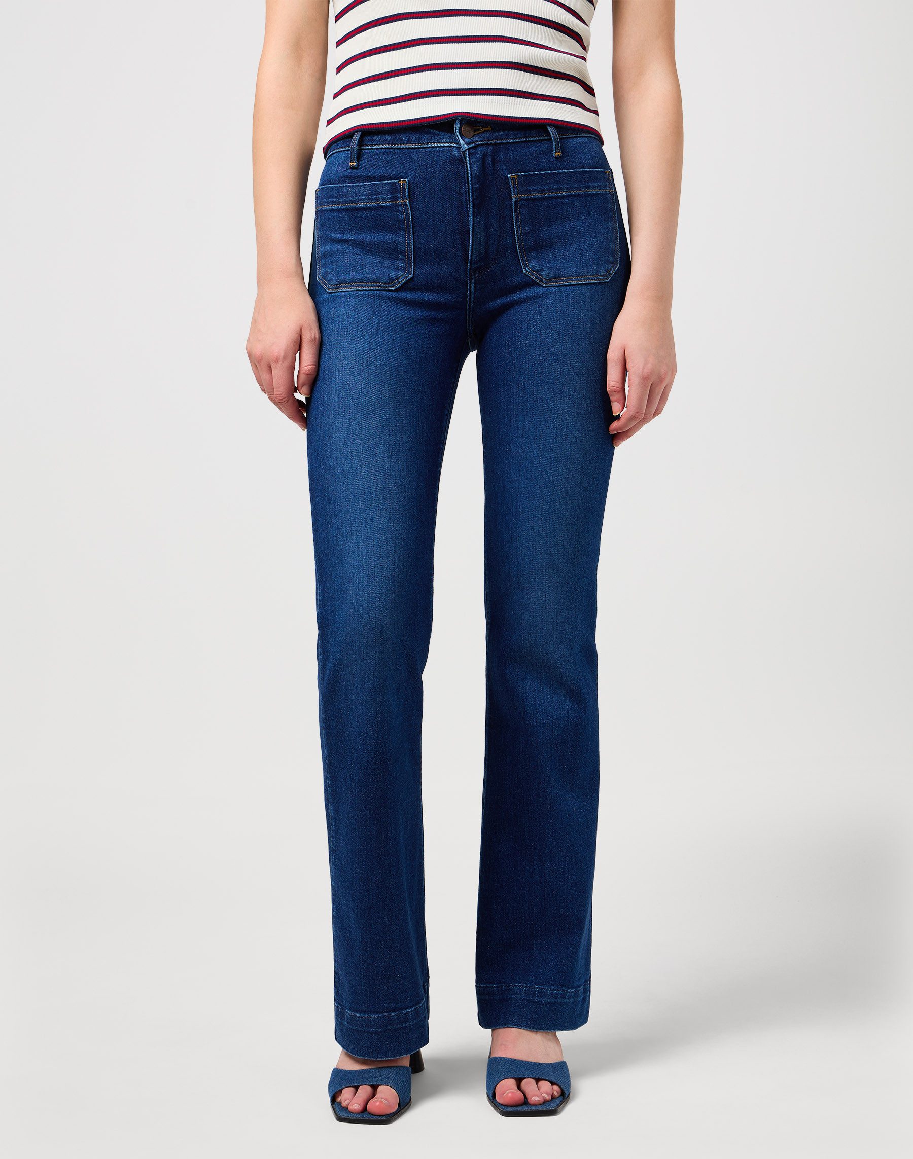Wrangler Bootcut-Jeans Flare im Retro-Design mit günstig online kaufen