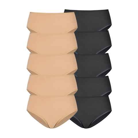 petite fleur Hüftslip (Packung, 10-St) aus elastischer Baumwolle