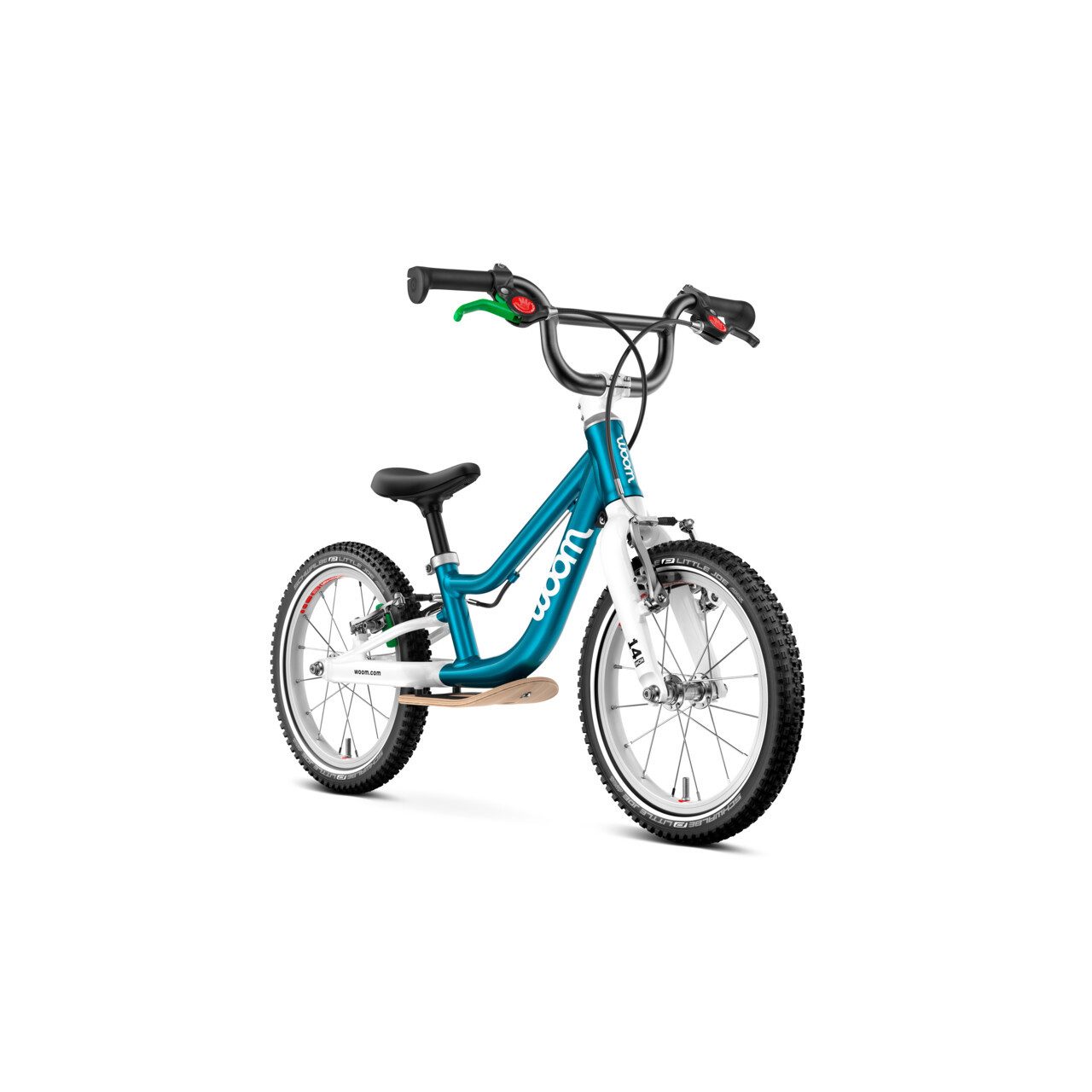 WOOM Laufrad GO 1+ Laufrad 14" metallic blue
