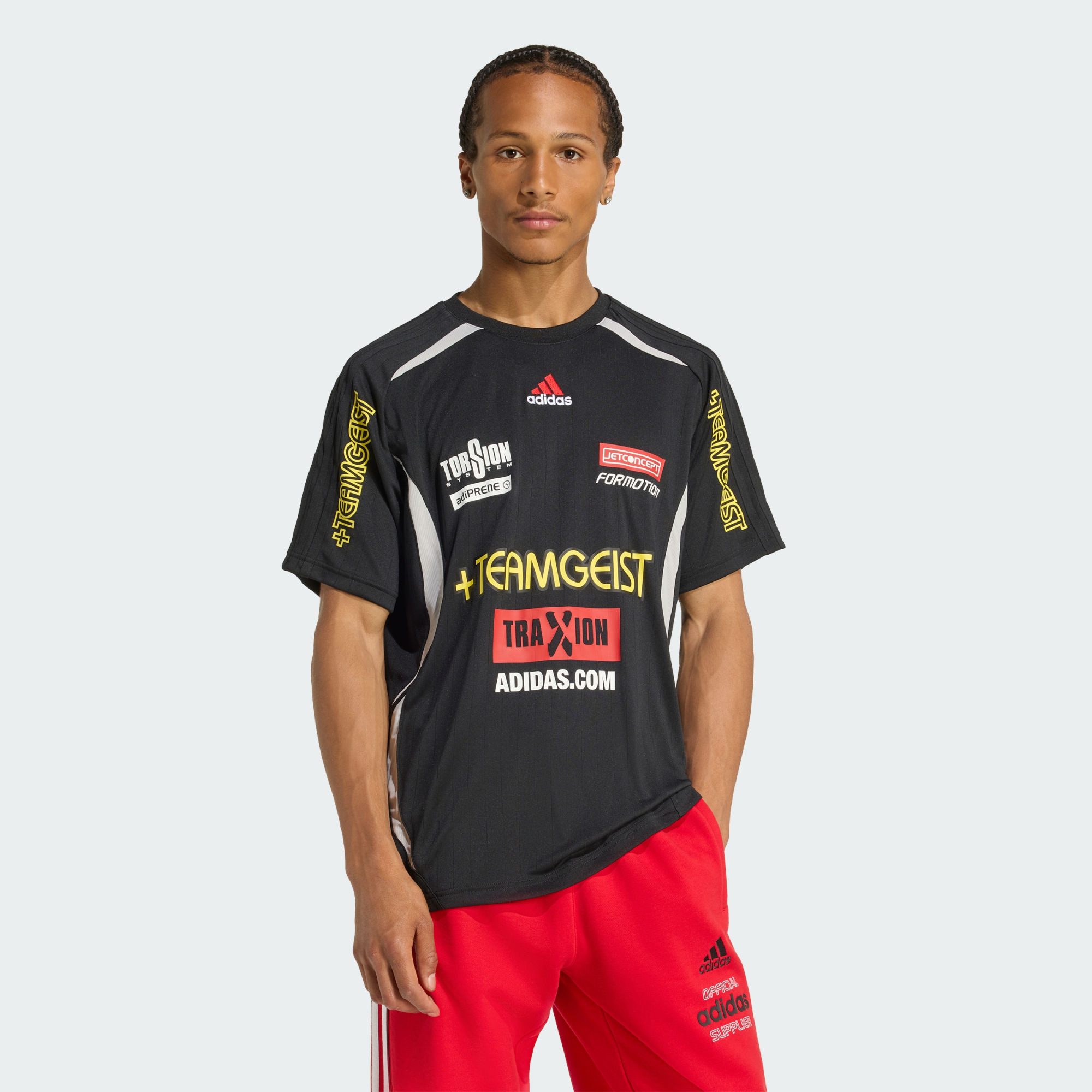 adidas Originals T-Shirt TEAMGEIST MOTO GRAFIK JERSEY (1-tlg) günstig online kaufen