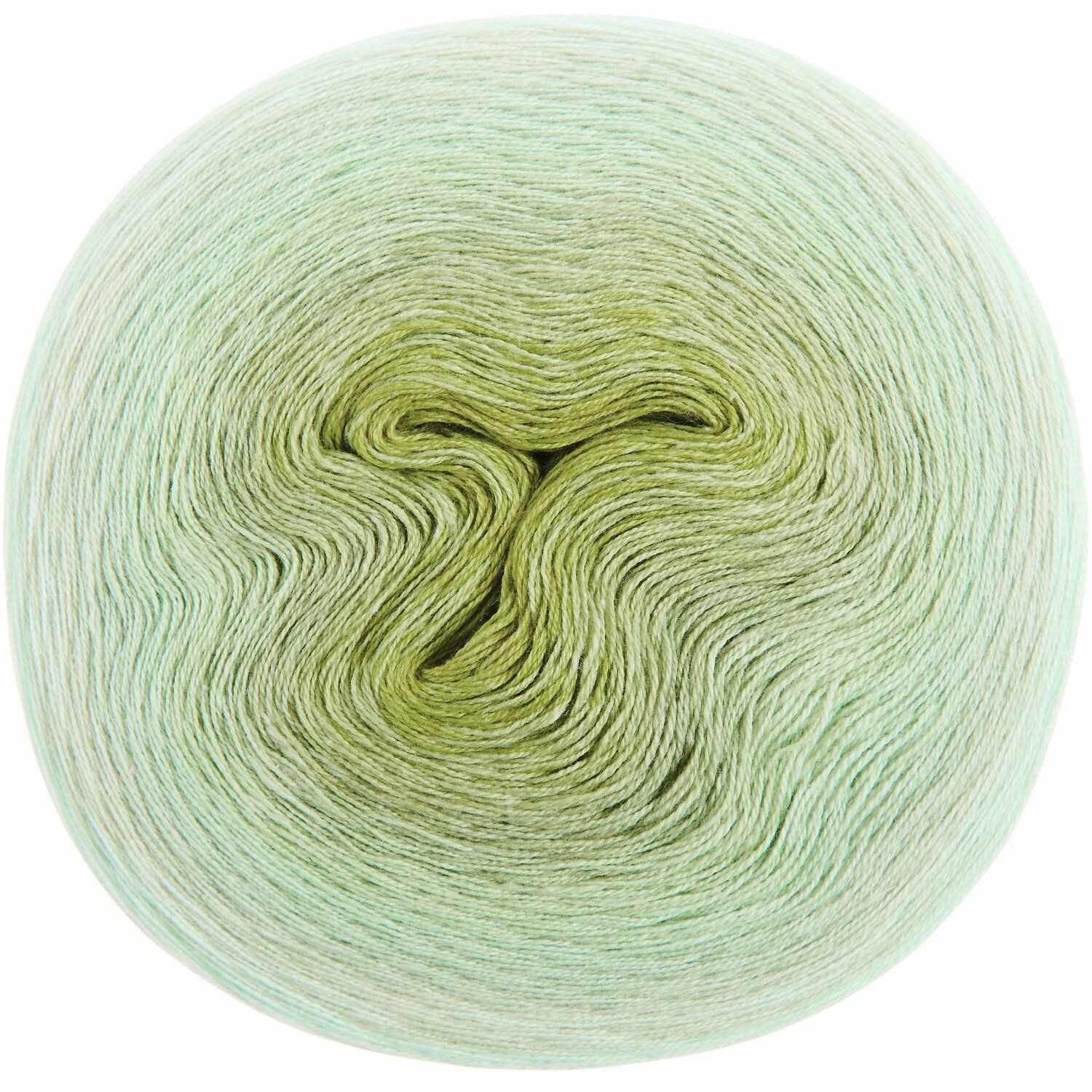Rico Design Wolle Creative Cotton Dégradé Lucky 8, Farbverlaufsgarn Bobbel Häkelwolle, 800,00 m (Baumwollgarn mit Farbverlauf, Handstrickgarn, Strickwolle, Strickgarn, Baumwollmischgarn Baumwolle Polyacryl), mit Strickanleitung und Häkelanleitung zum download