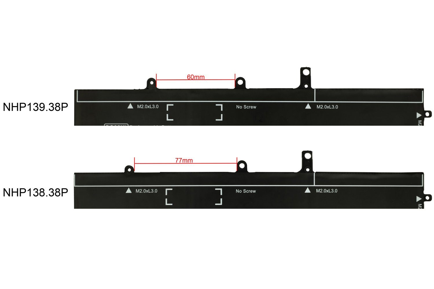 PowerSmart NHP139.38P 1040 mAh HSTNN-IB6Z, HP (11,4 Folio G3 für V) Li-Polymer 804175-1C1, Laptop-Akku Elitebook 804175-1B1, 3900 BG06XL