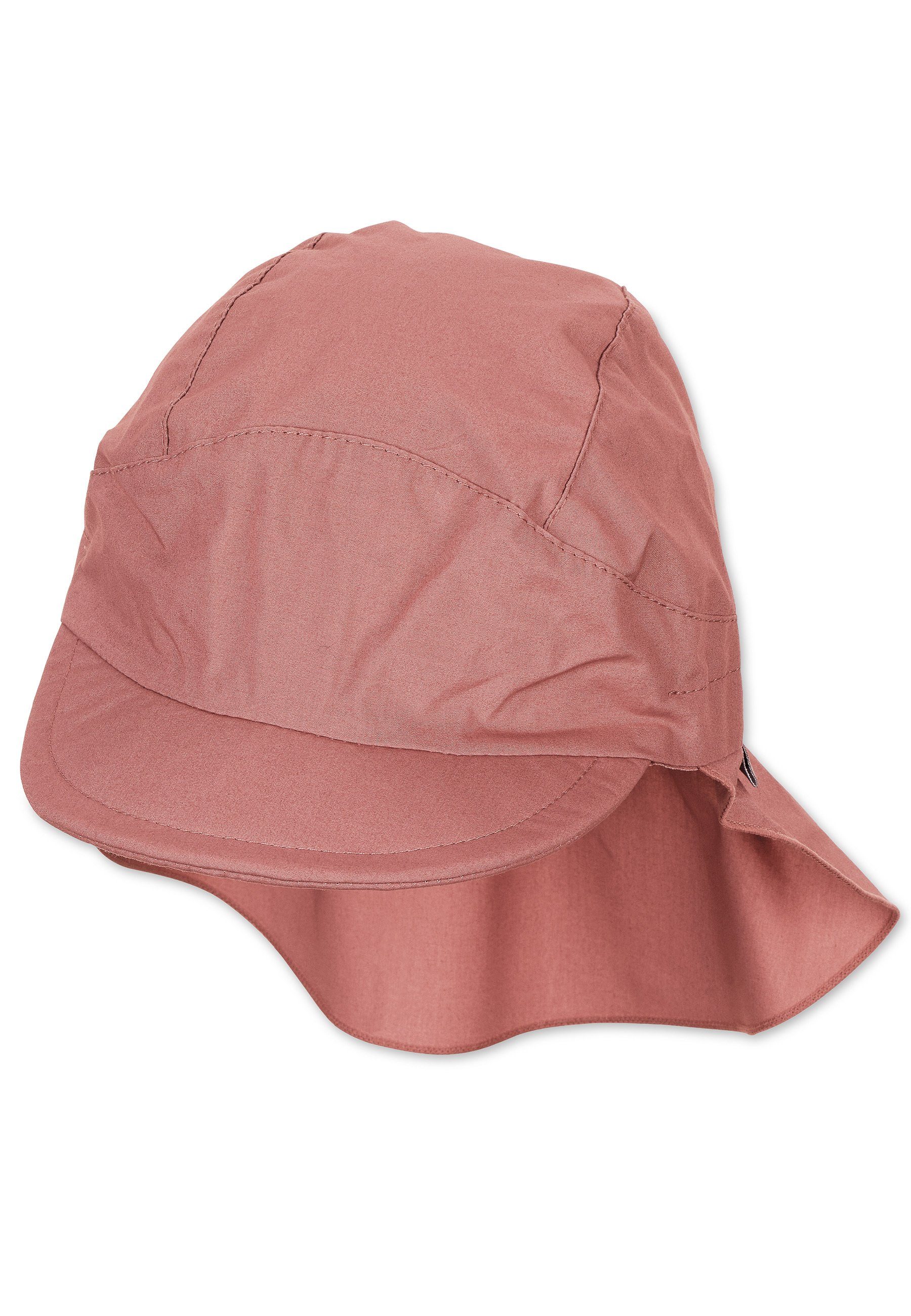 Sterntaler® Schirmmütze UV-Schutz 50+ Schirmmütze mit Nackenschutz Basic (1-St) Kindermütze mit Schirm aus UV-Popeline unifarben